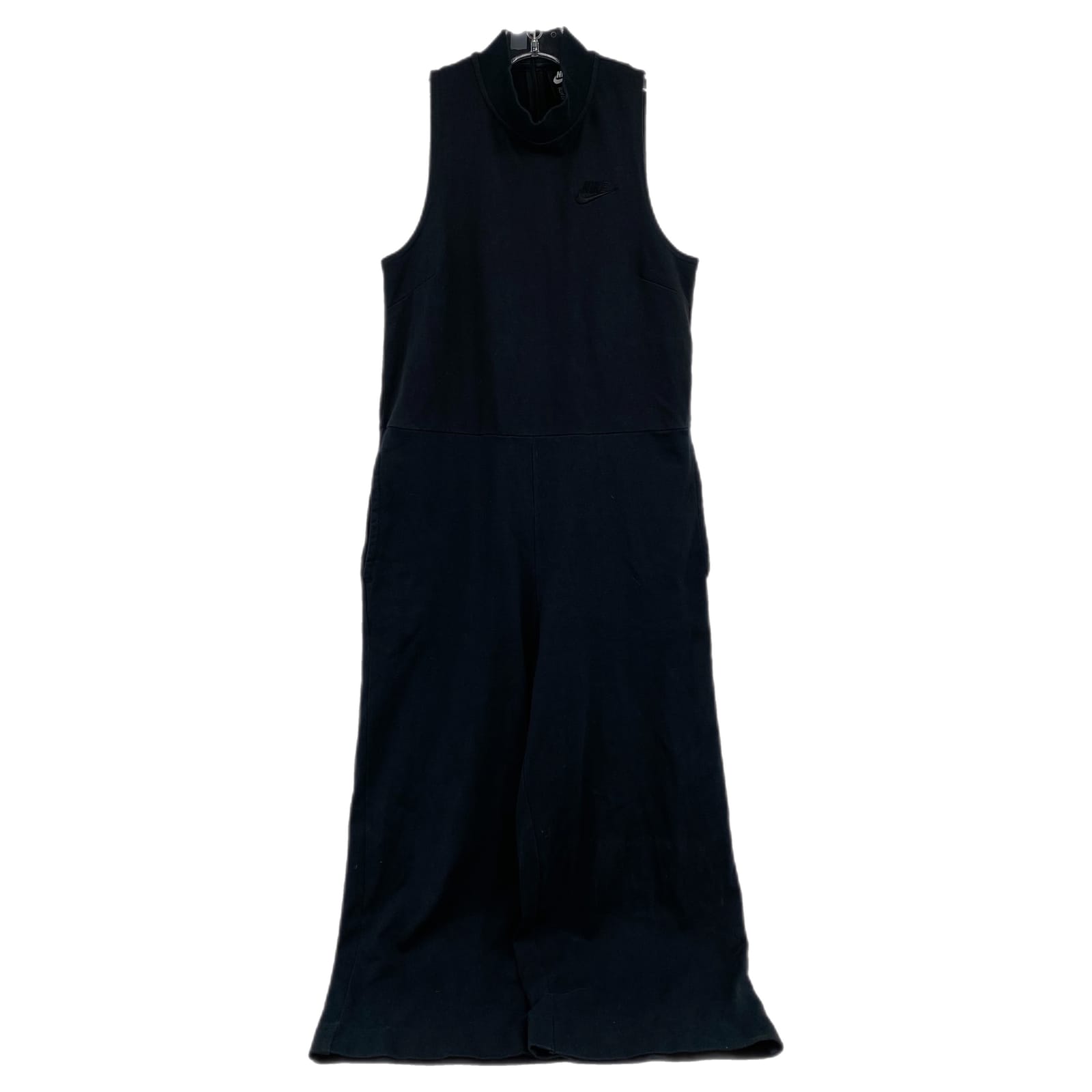 Nike Black Wide-Leg Sleeveless Mock Neck Jumpsuit