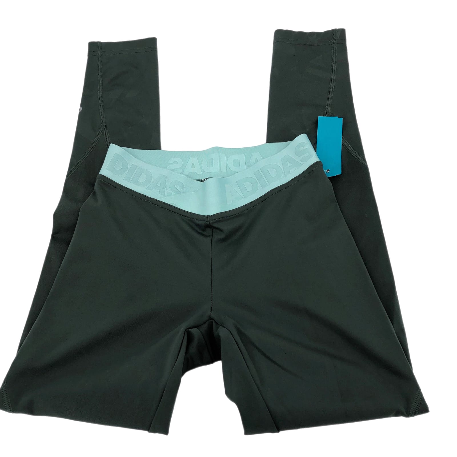 Nike Green & Blue Cross Front Leggings