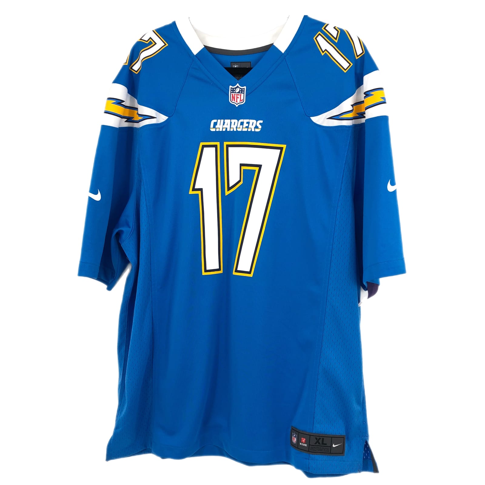 Nike Blue & White Chargers “Rivers” Jersey