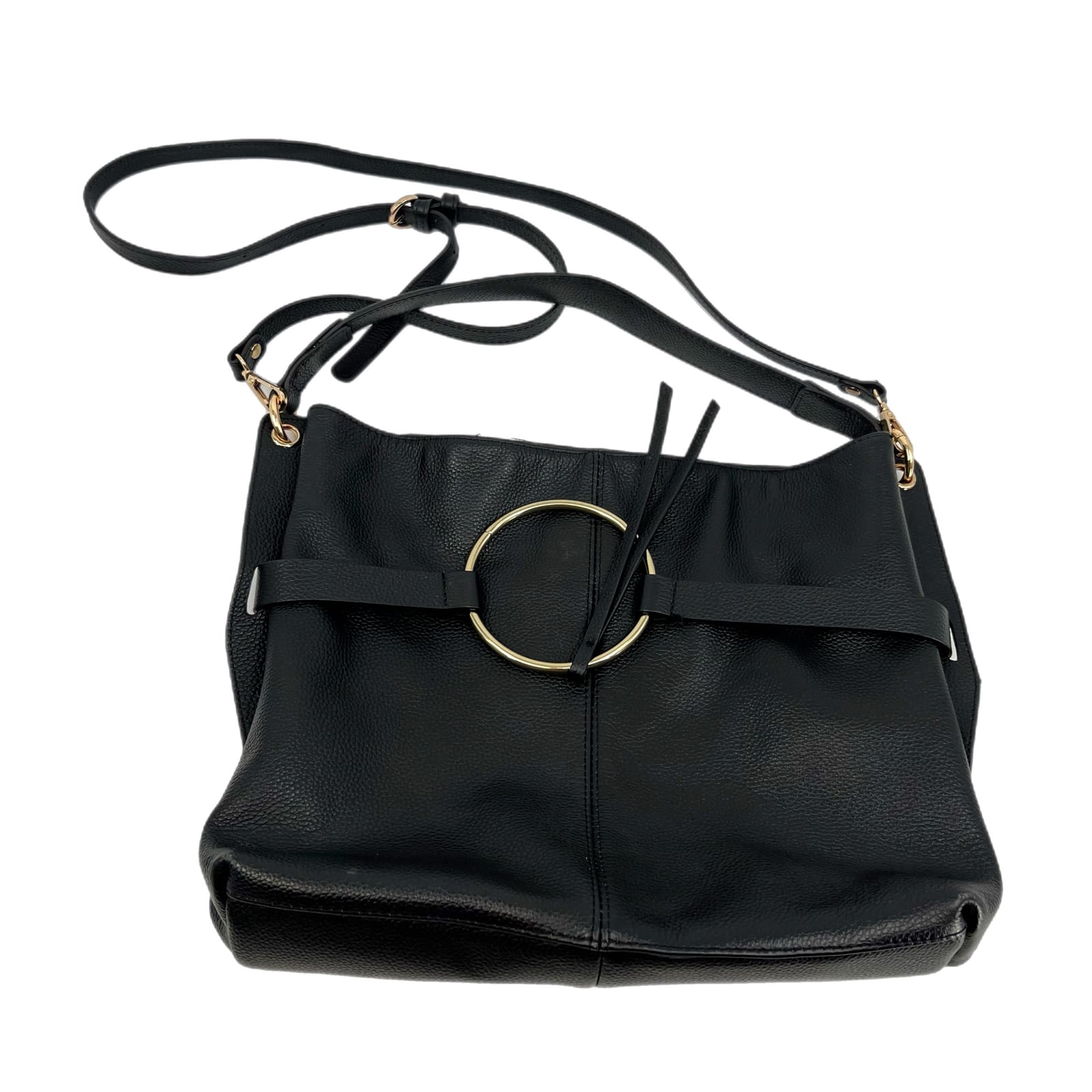 Melrose and Market Black Leather Shoulder Bag