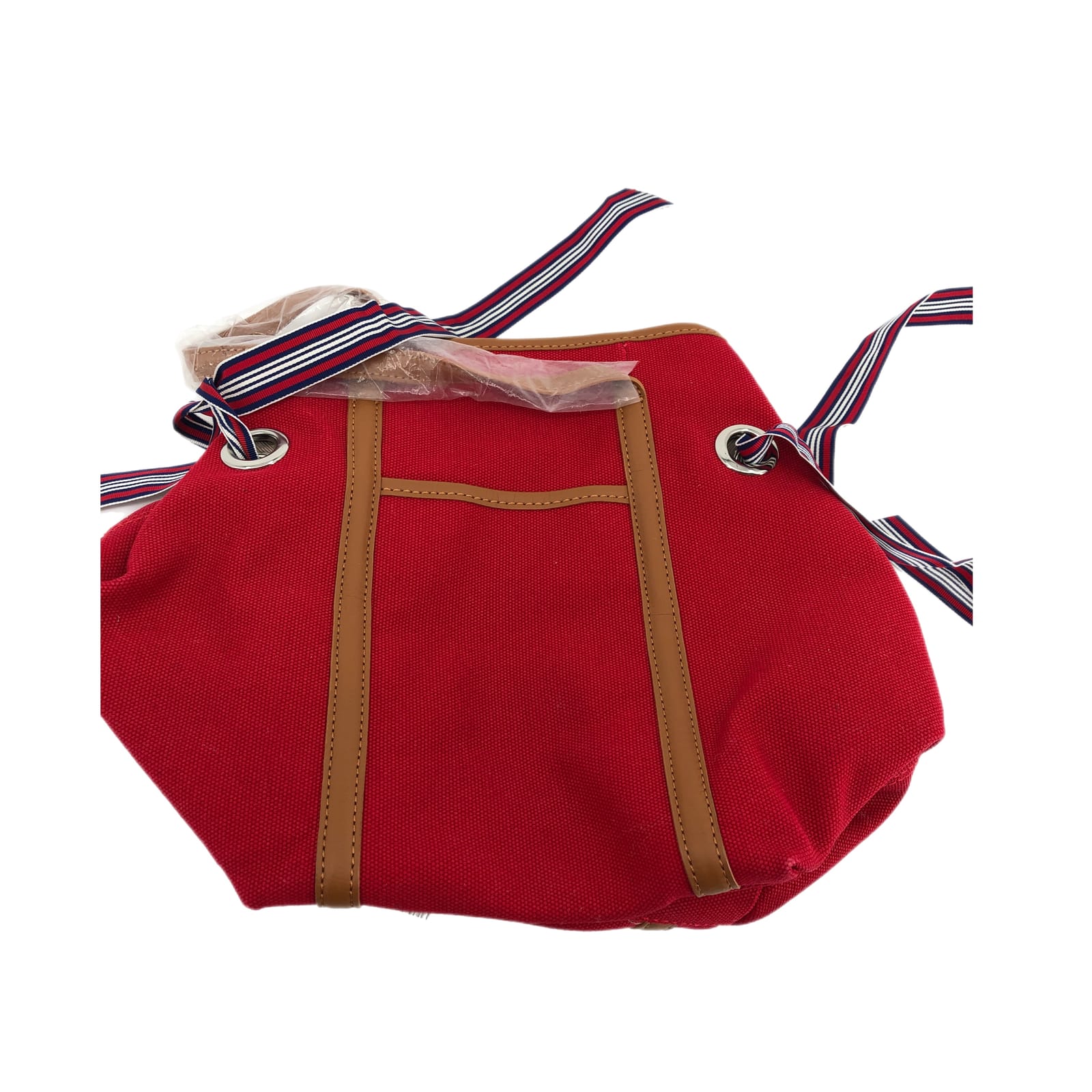 Talbots Red Top Handle Mini Bag