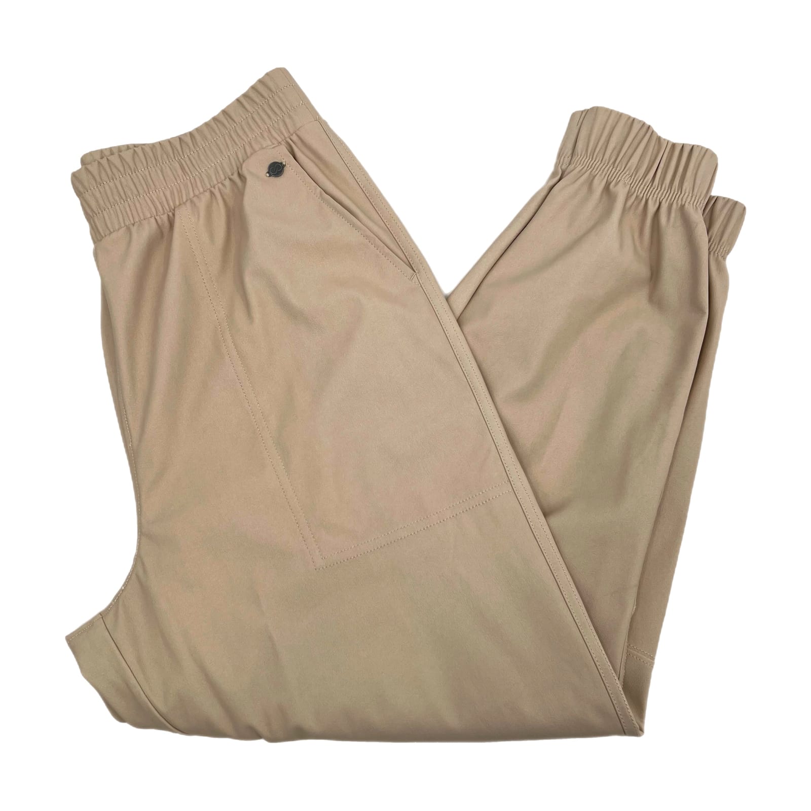 CALIA by Carrie Underwood Tan Pleather Joggers