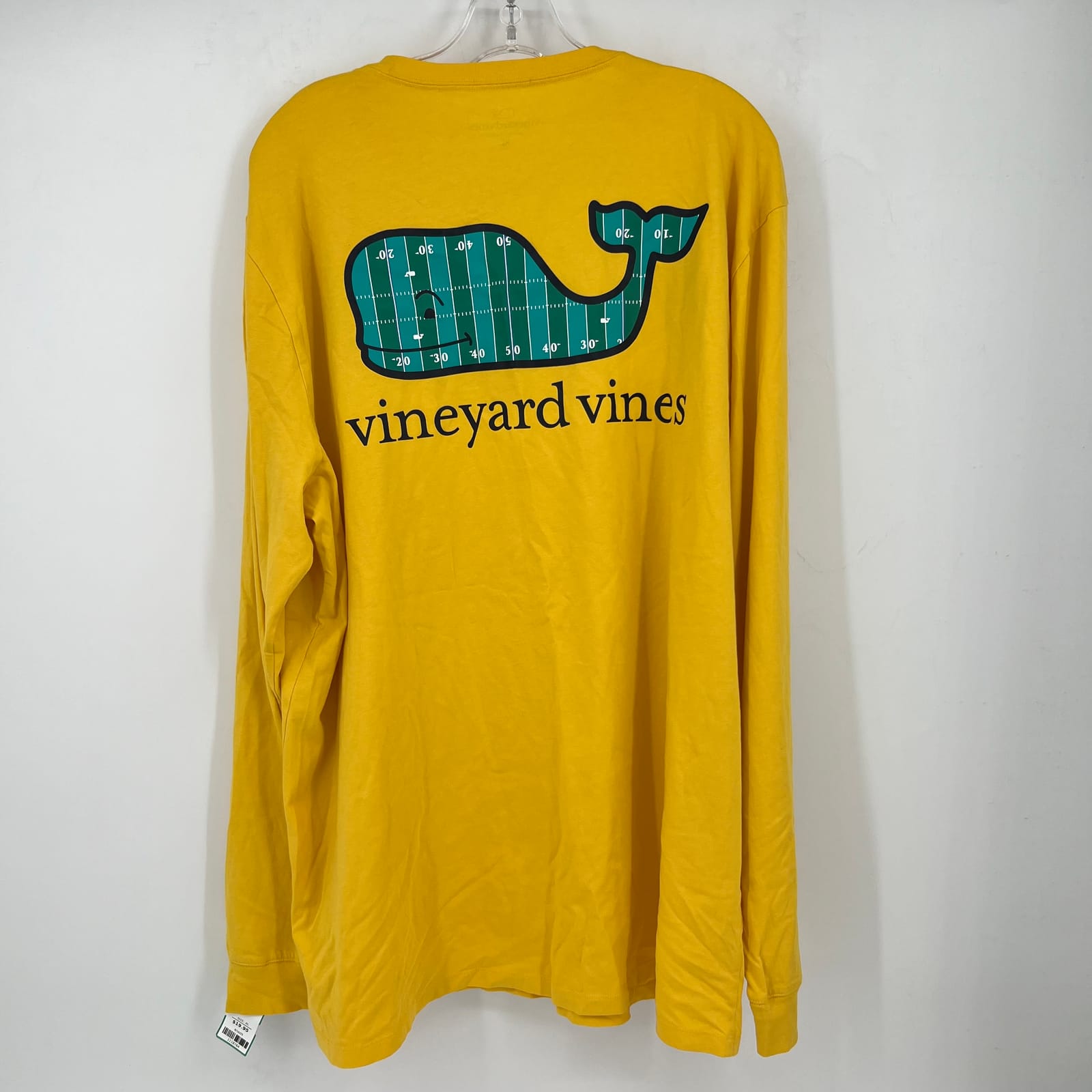 Vineyard Vines Yellow Cotton Basic Tee