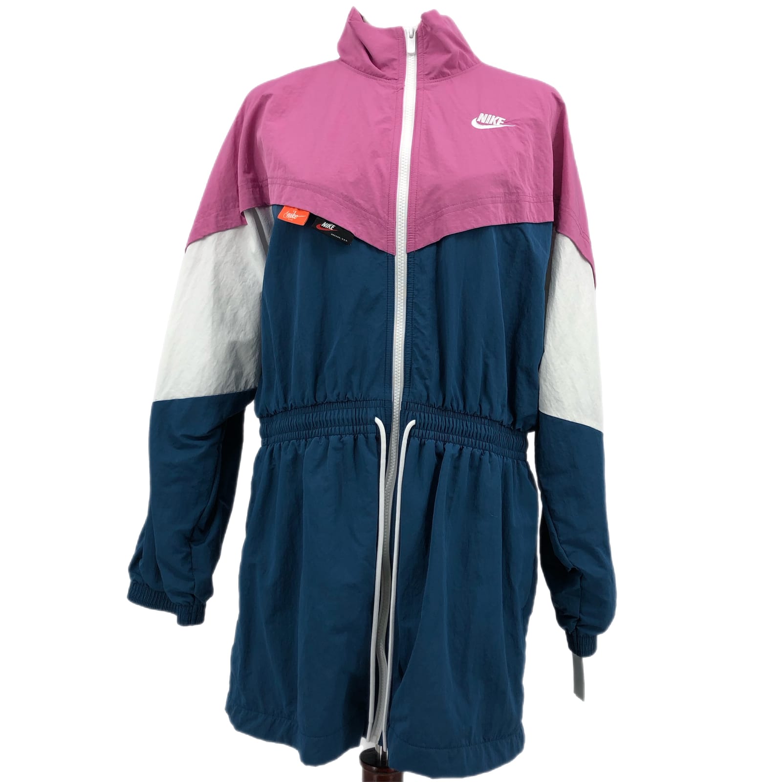 Nike Pink/Blue Windbreaker Utility Jacket
