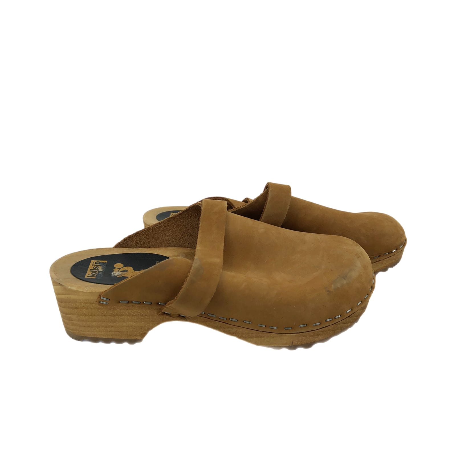 Chic Tan Vollsio Suede Mules & Clogs