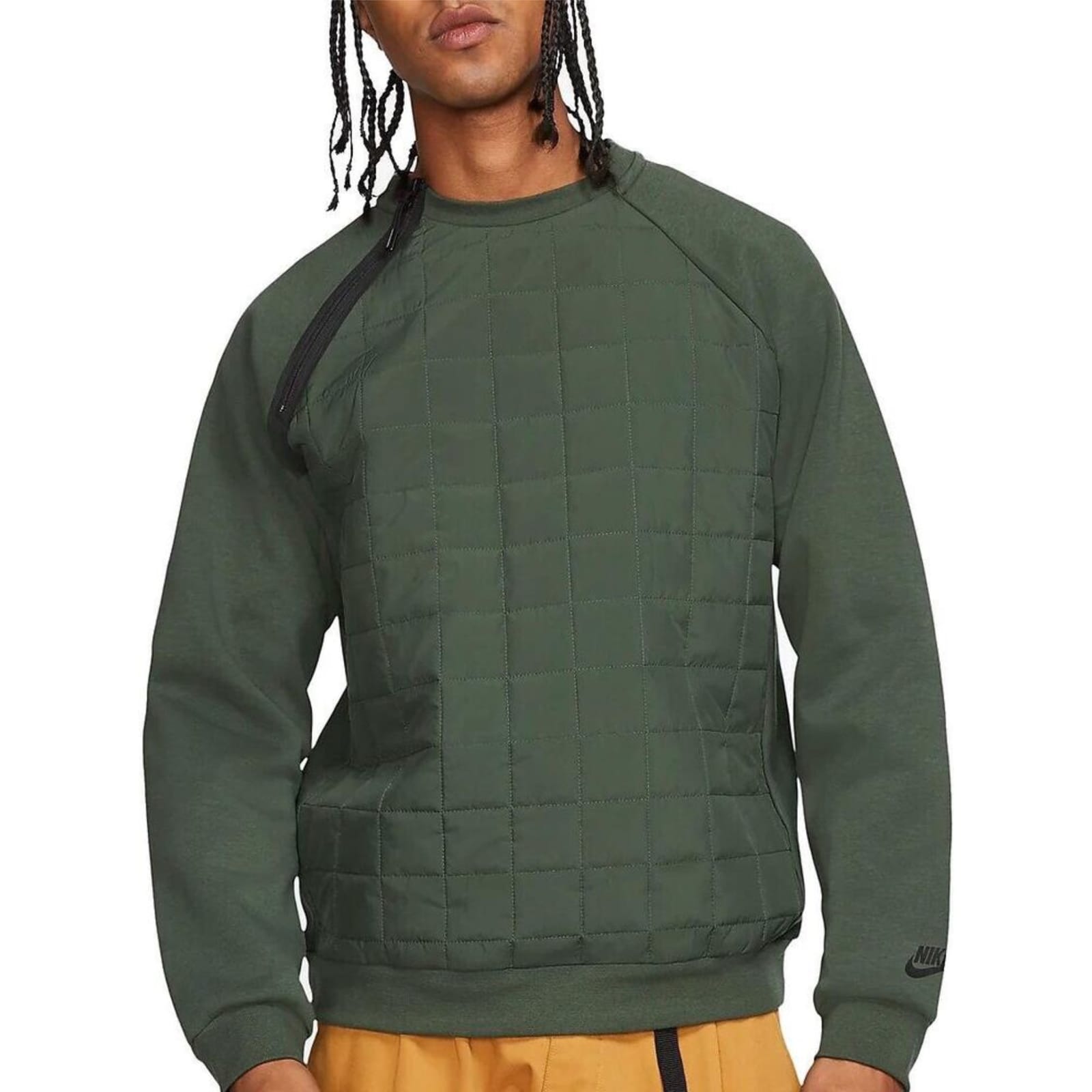 Nike Green Black Crewneck