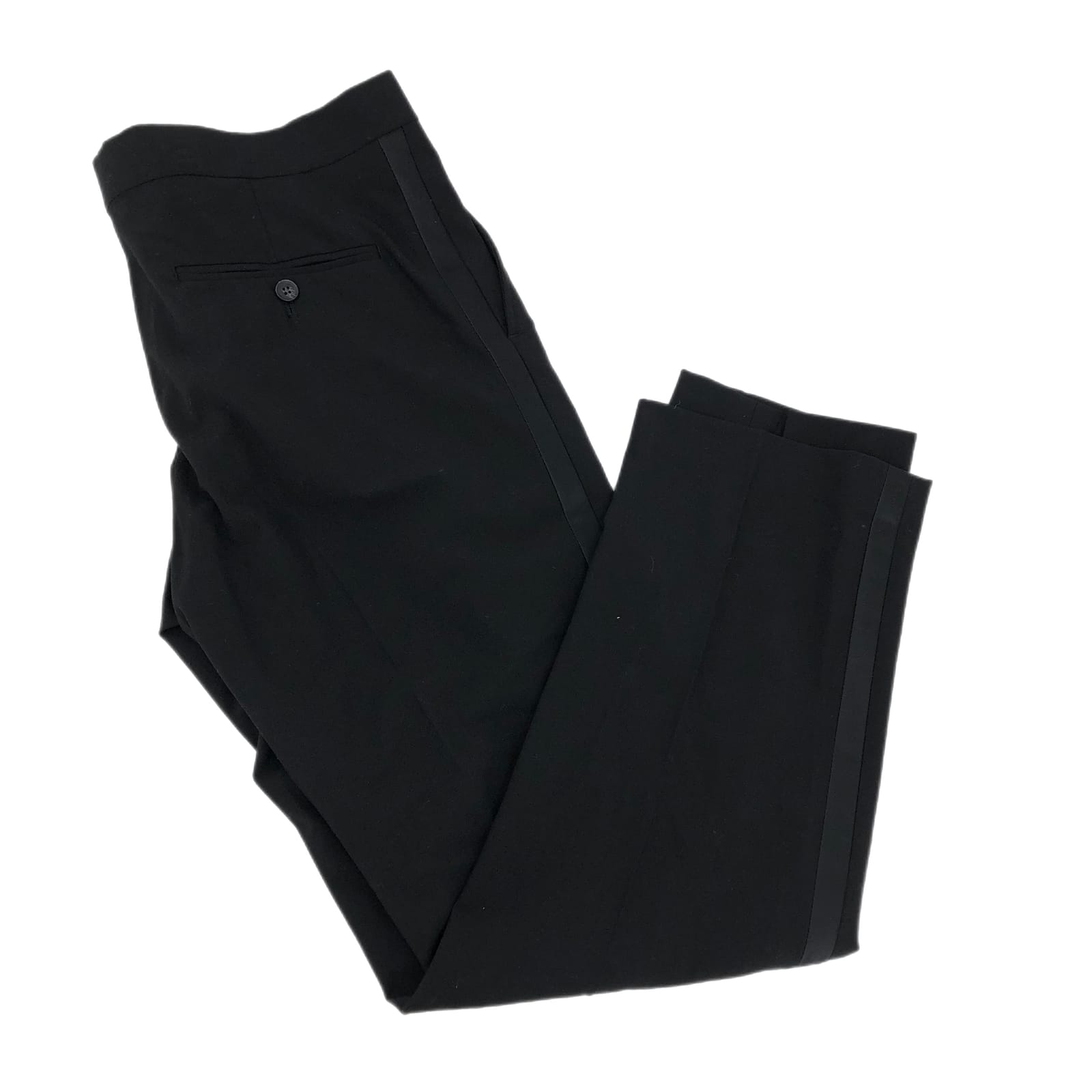 JF J.Ferrar Black Slim Fit Dress Pants