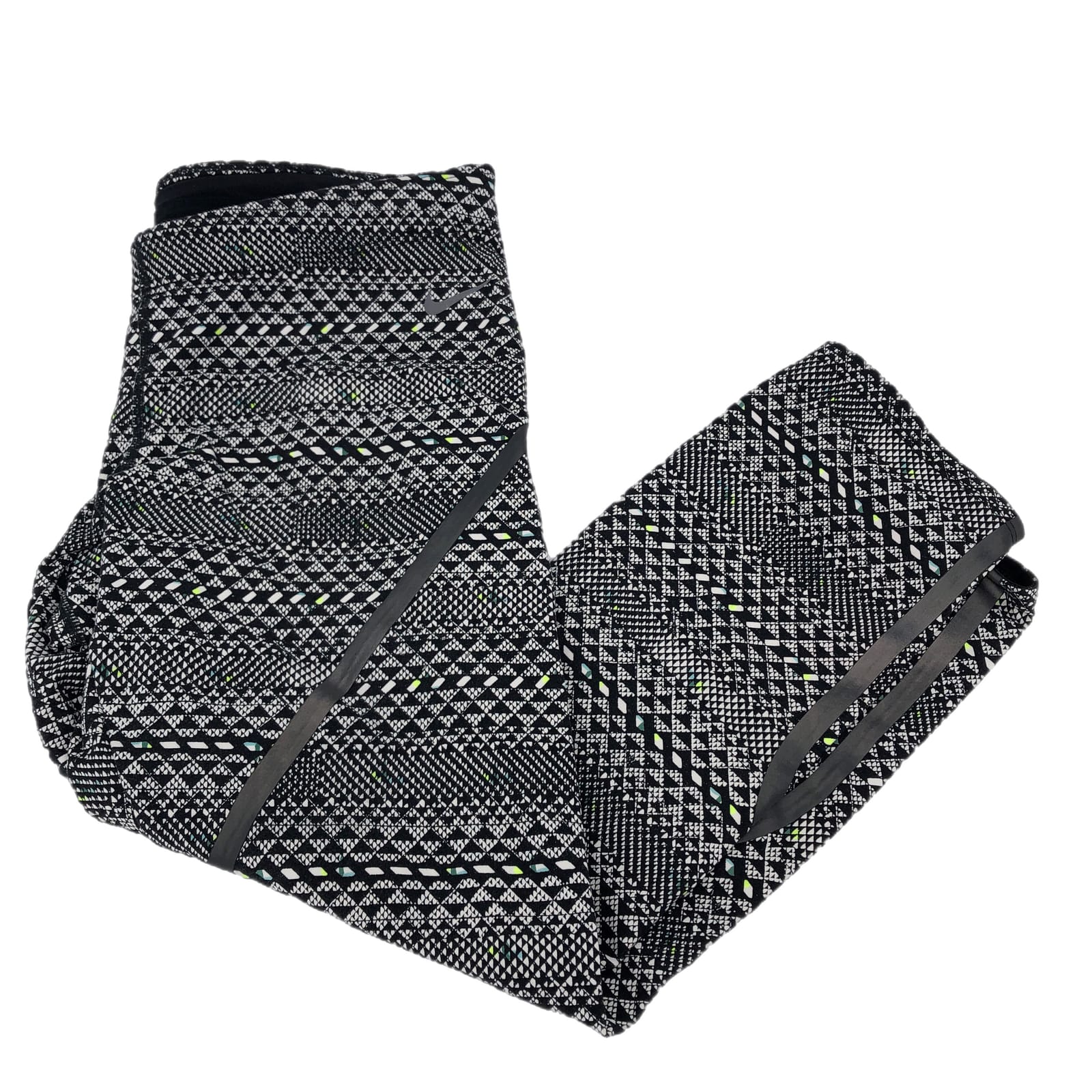 Nike Black and White Printed Leggings