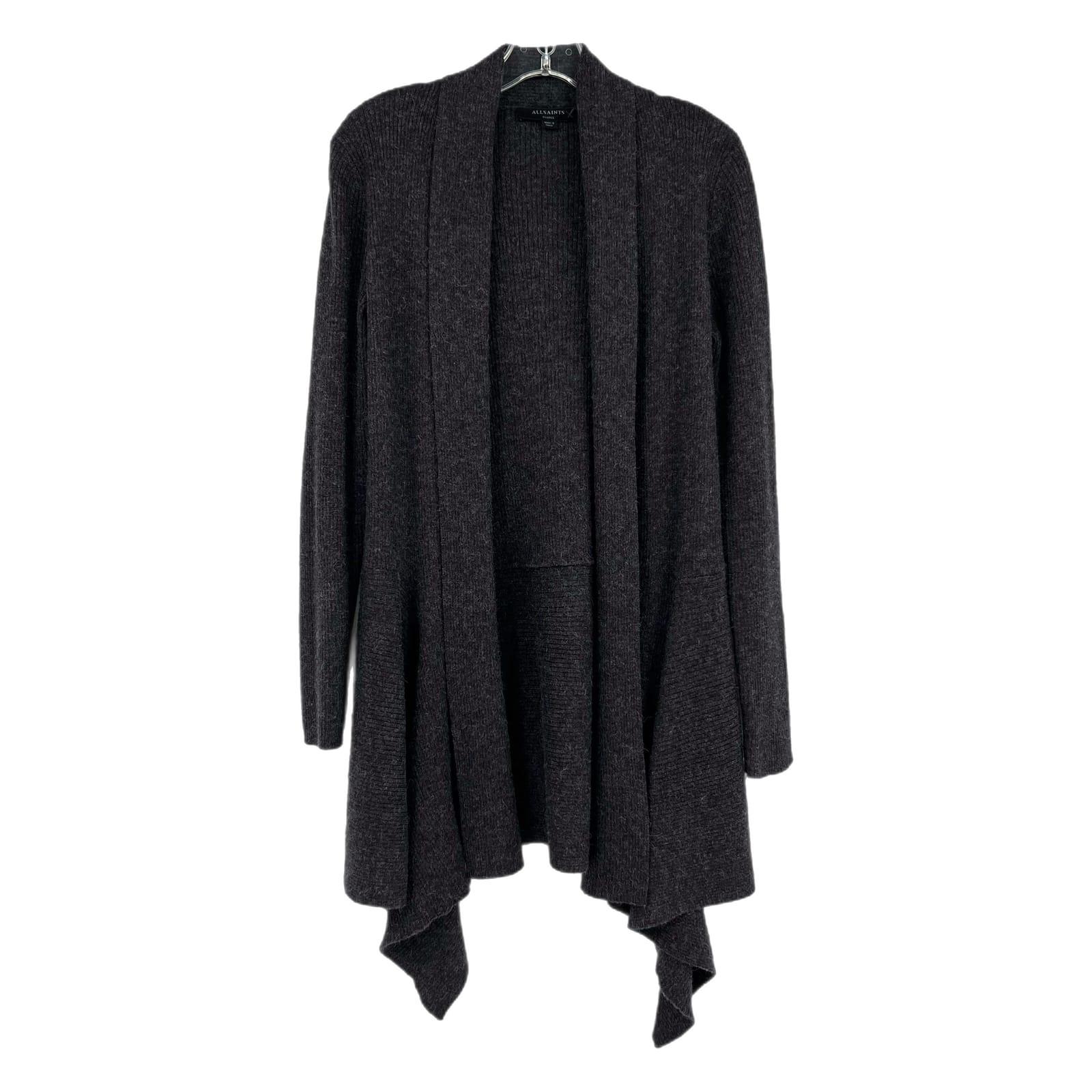 All Saints Gray Classic Cardigan