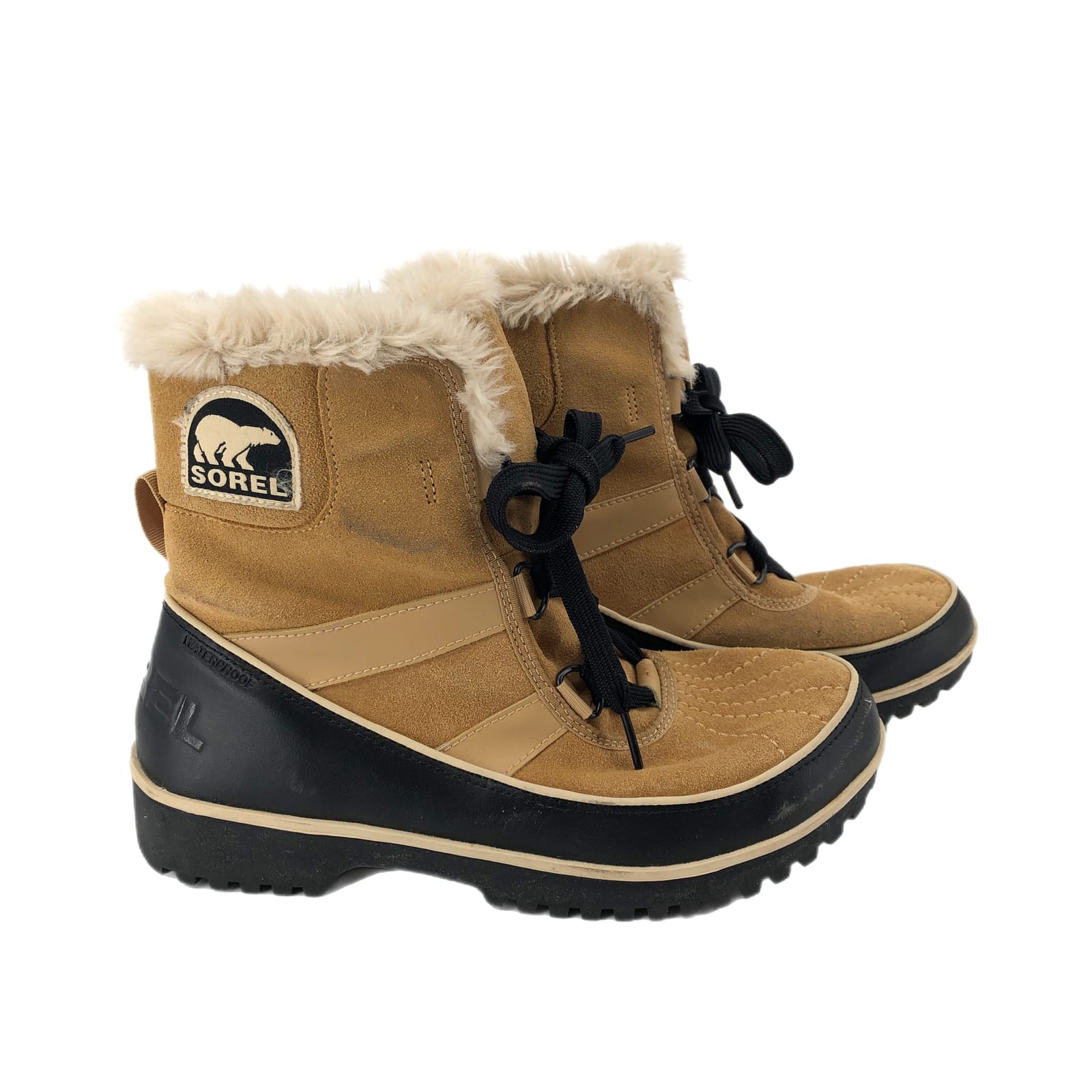 Sorel Tan-Beige Classic Suede Winter Boots