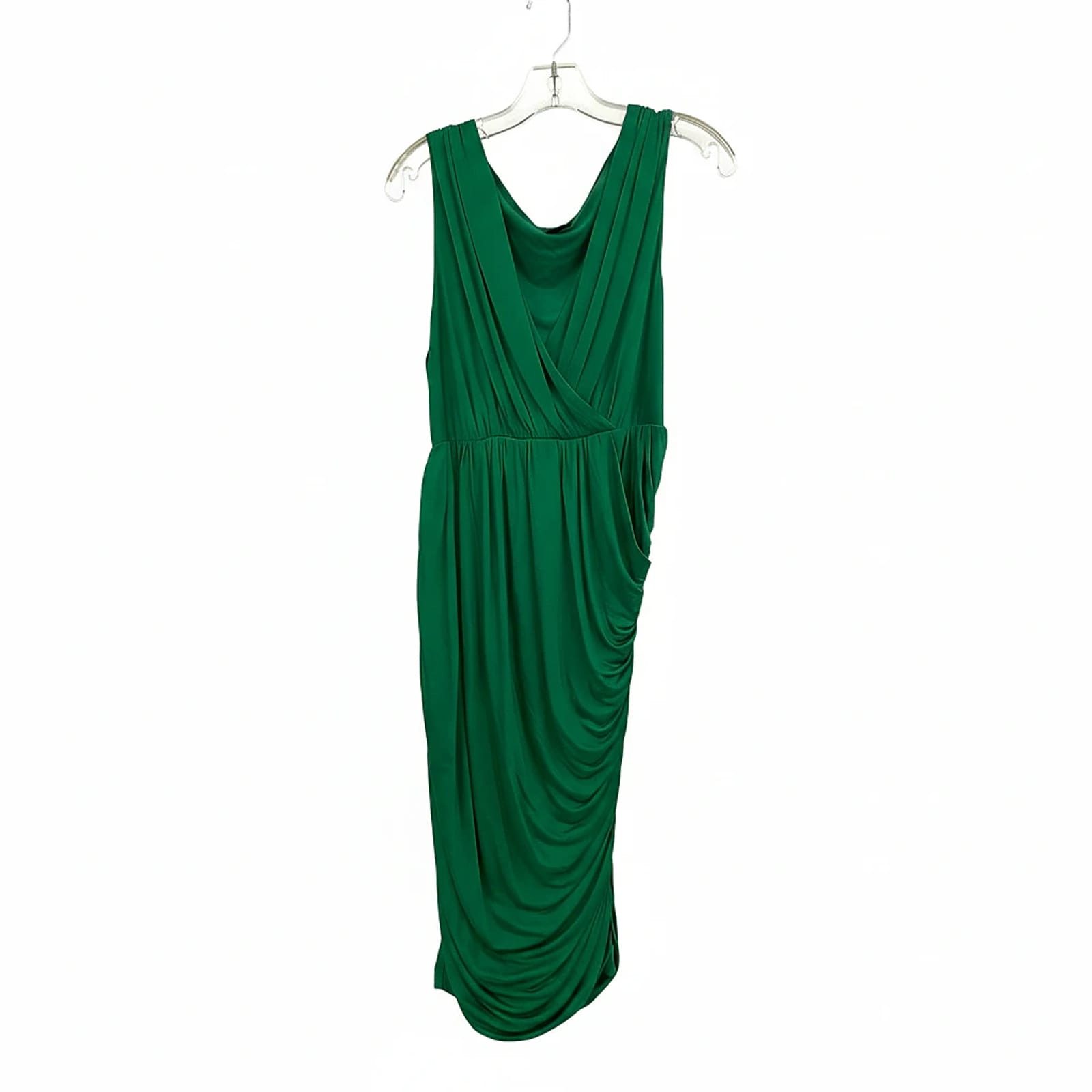 Deletta Green Midi Bodycon Dress