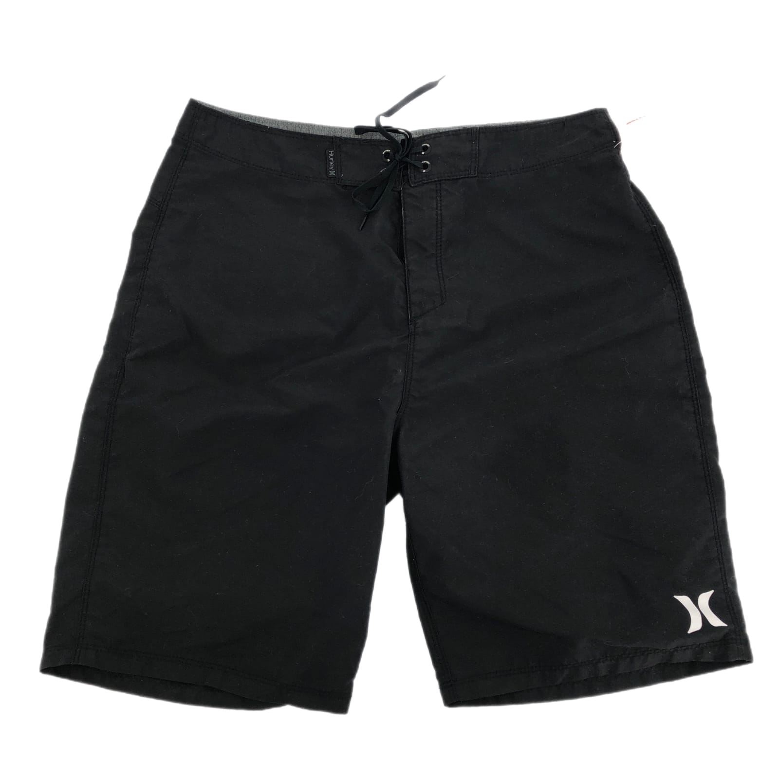 Hurley Men's Athletic Shorts, Size 30, Black/White