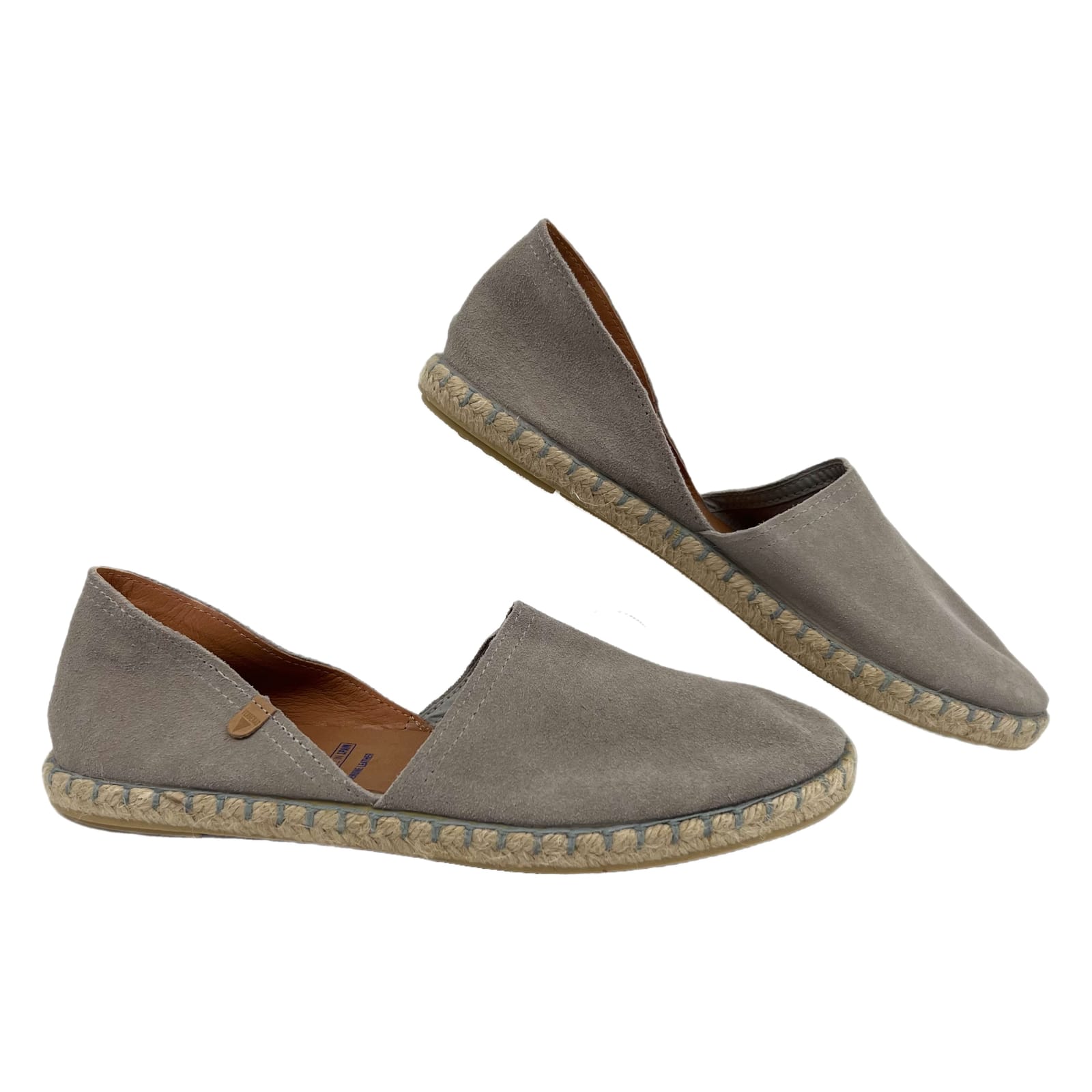 Verbenas Gray Suede Classic Espadrilles