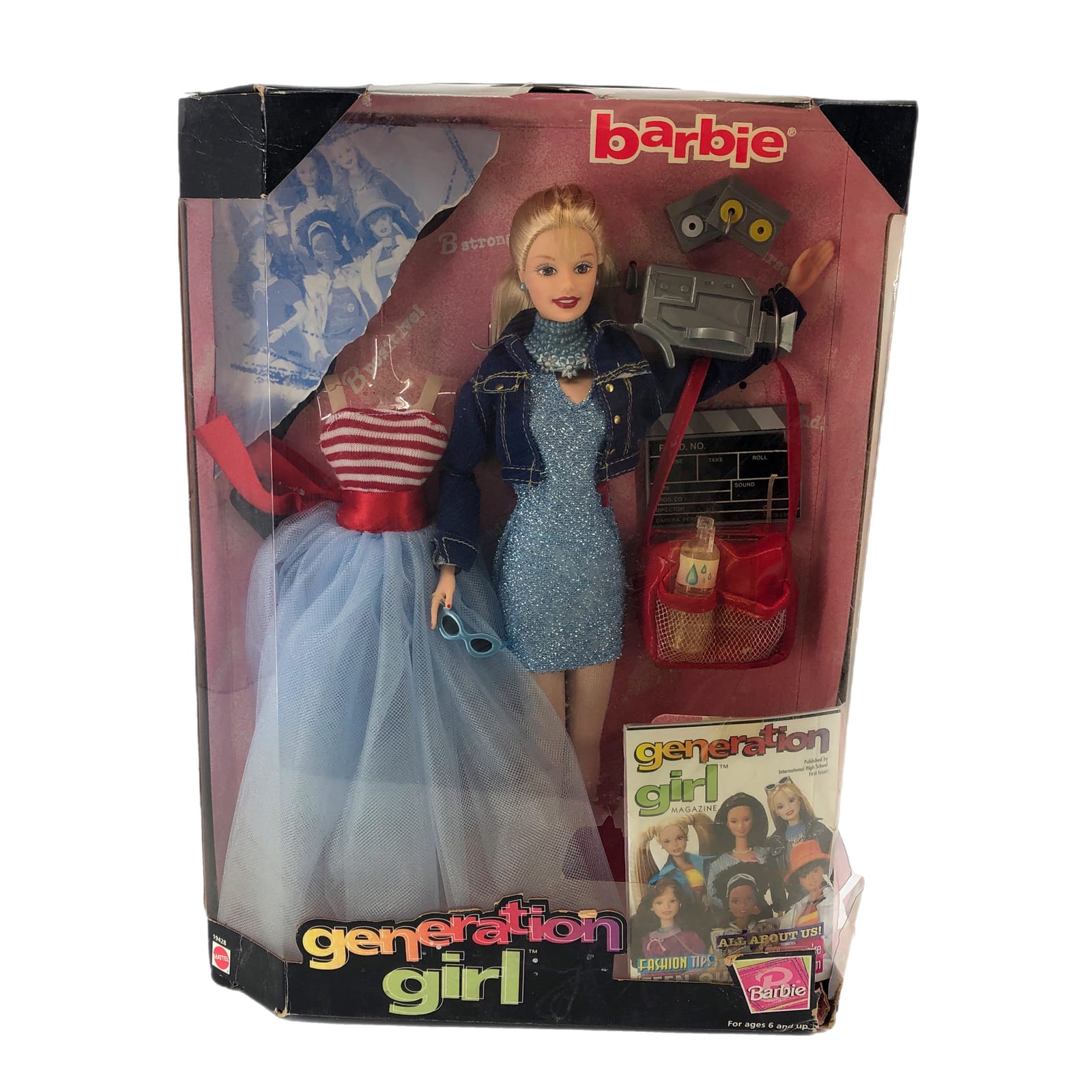 Barbie Fashion Doll with Blonde Wavy Hair and Accessories