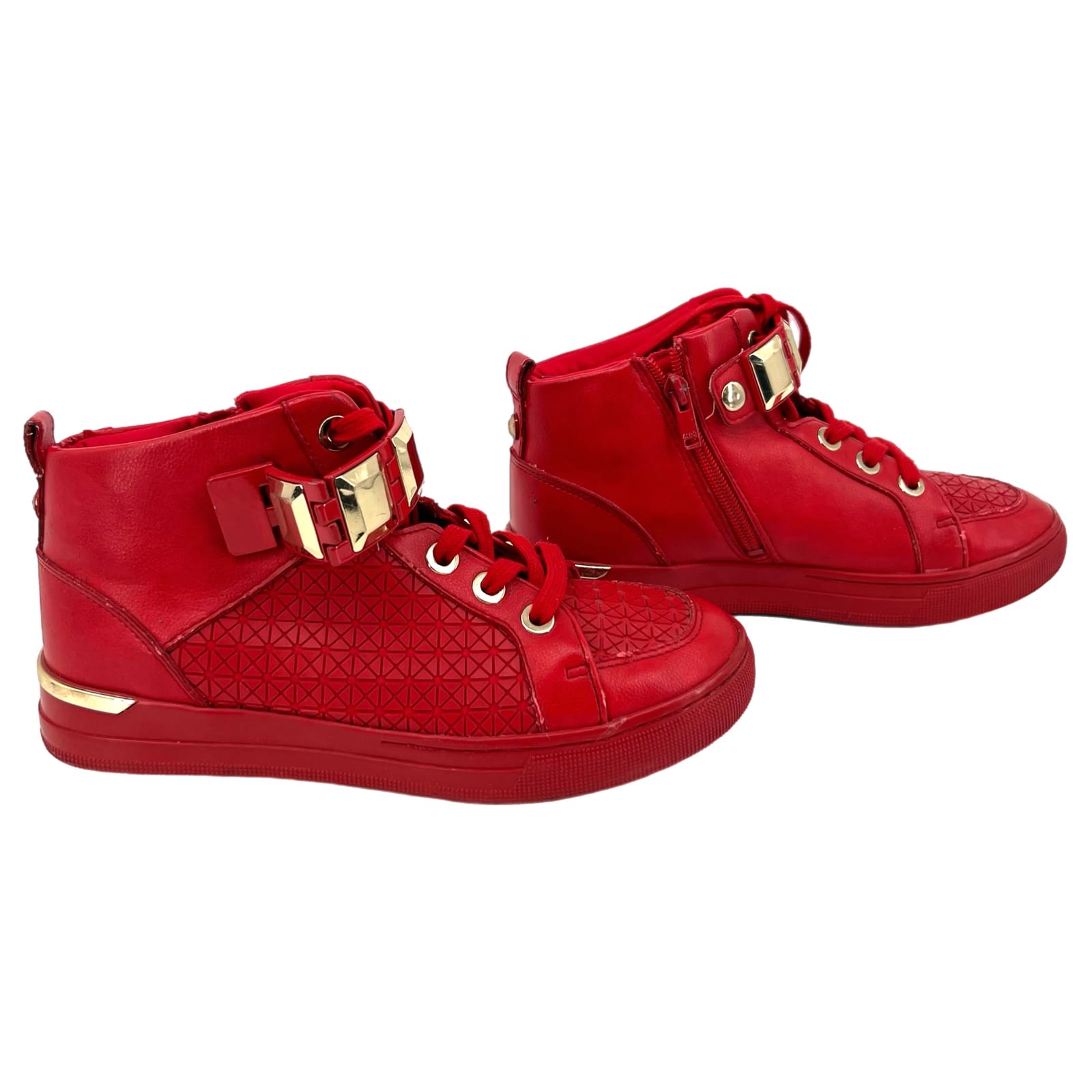 Aldo Red High Top Sneakers