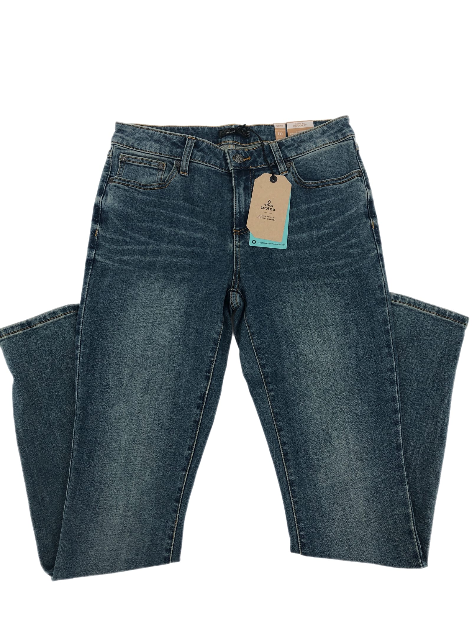 Prana Blue Skinny Jeans