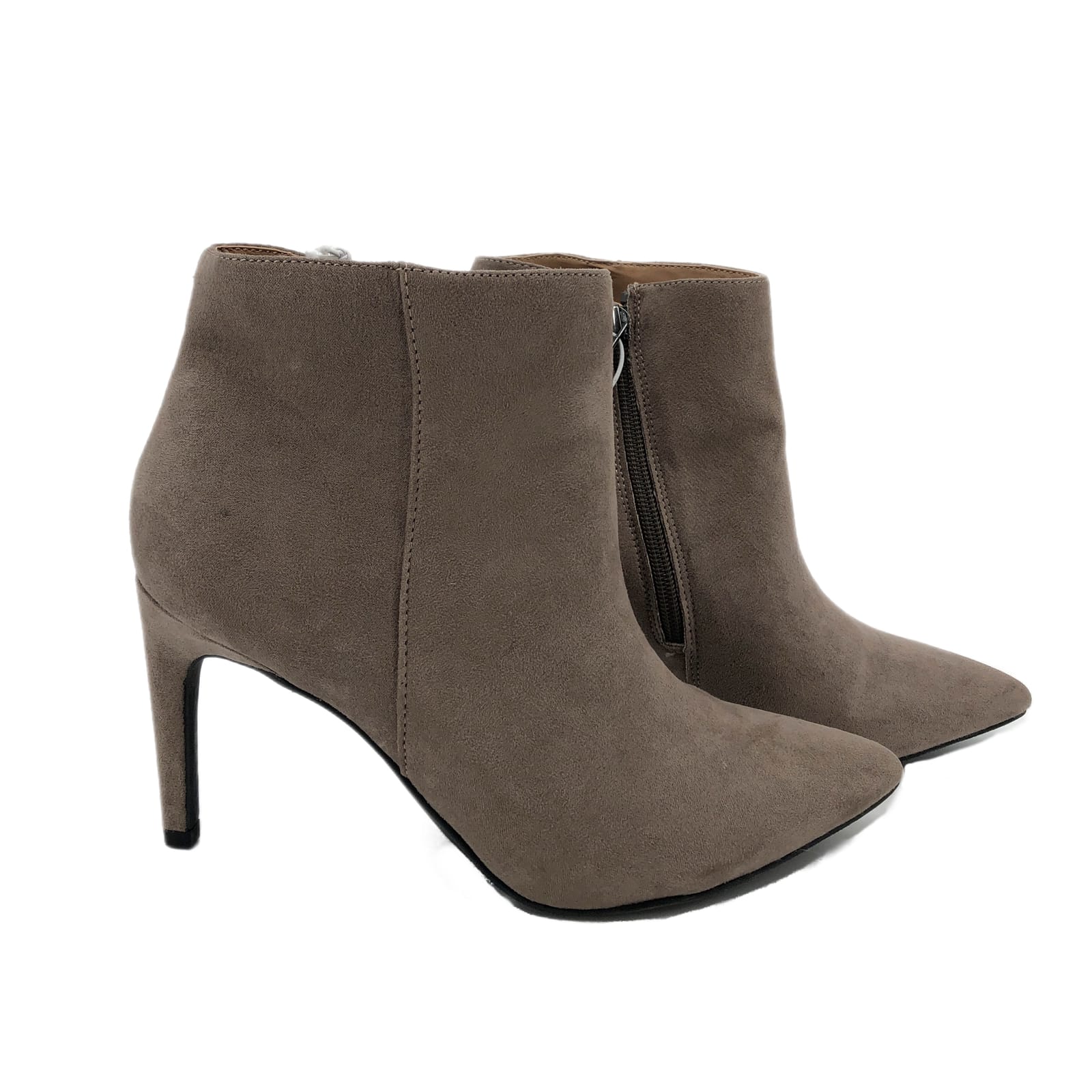 A New Day Beige Stiletto Heel Ankle Boots & Booties