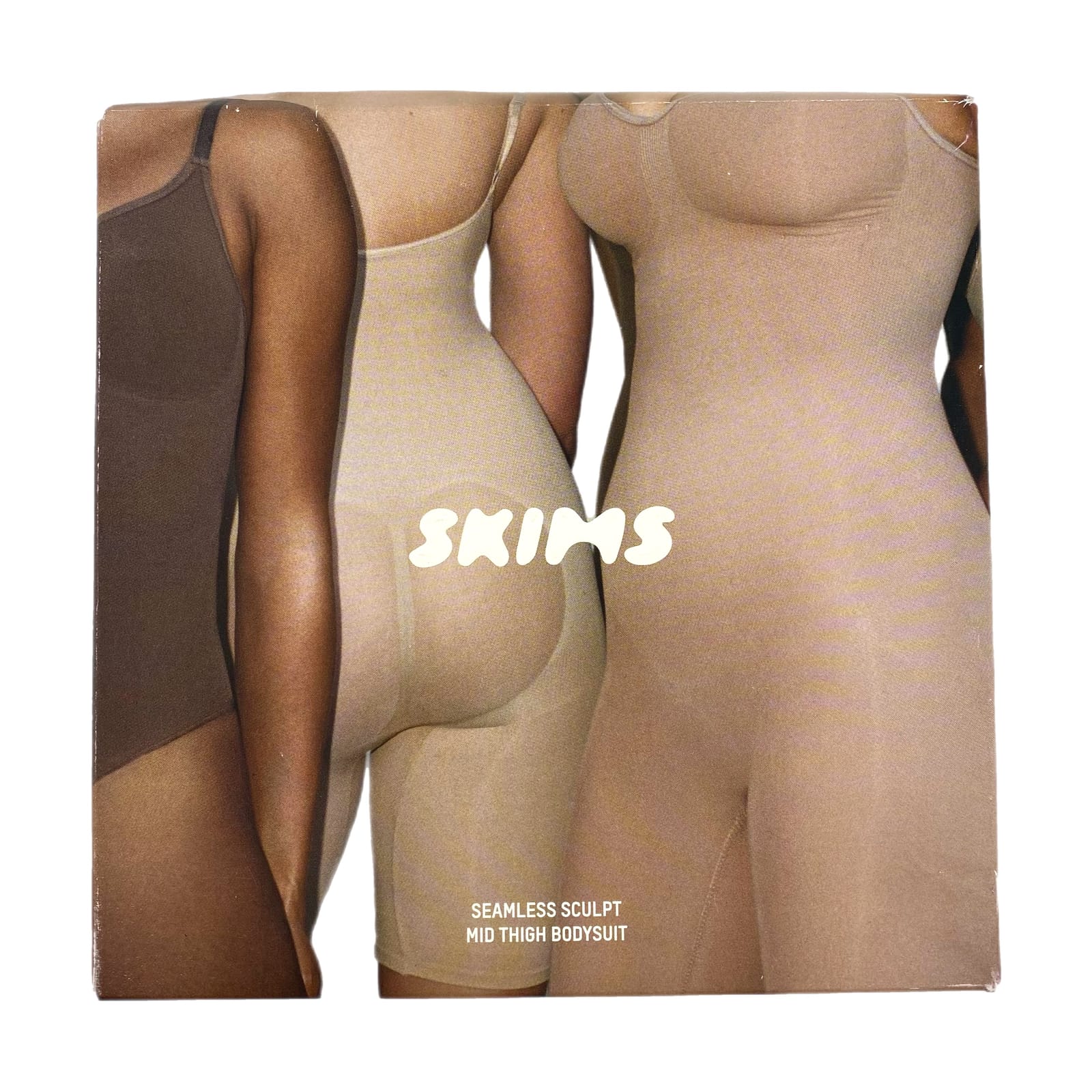 SKIMS Tan Seamless Sculpt Mid Thigh Bodysuit