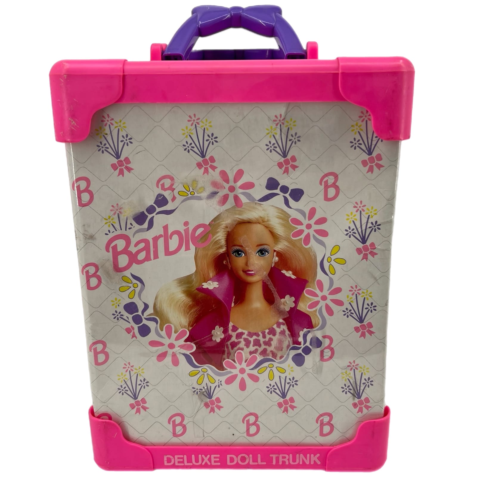 Vintage Mattel 1993 Pink Barbie Deluxe Trunk
