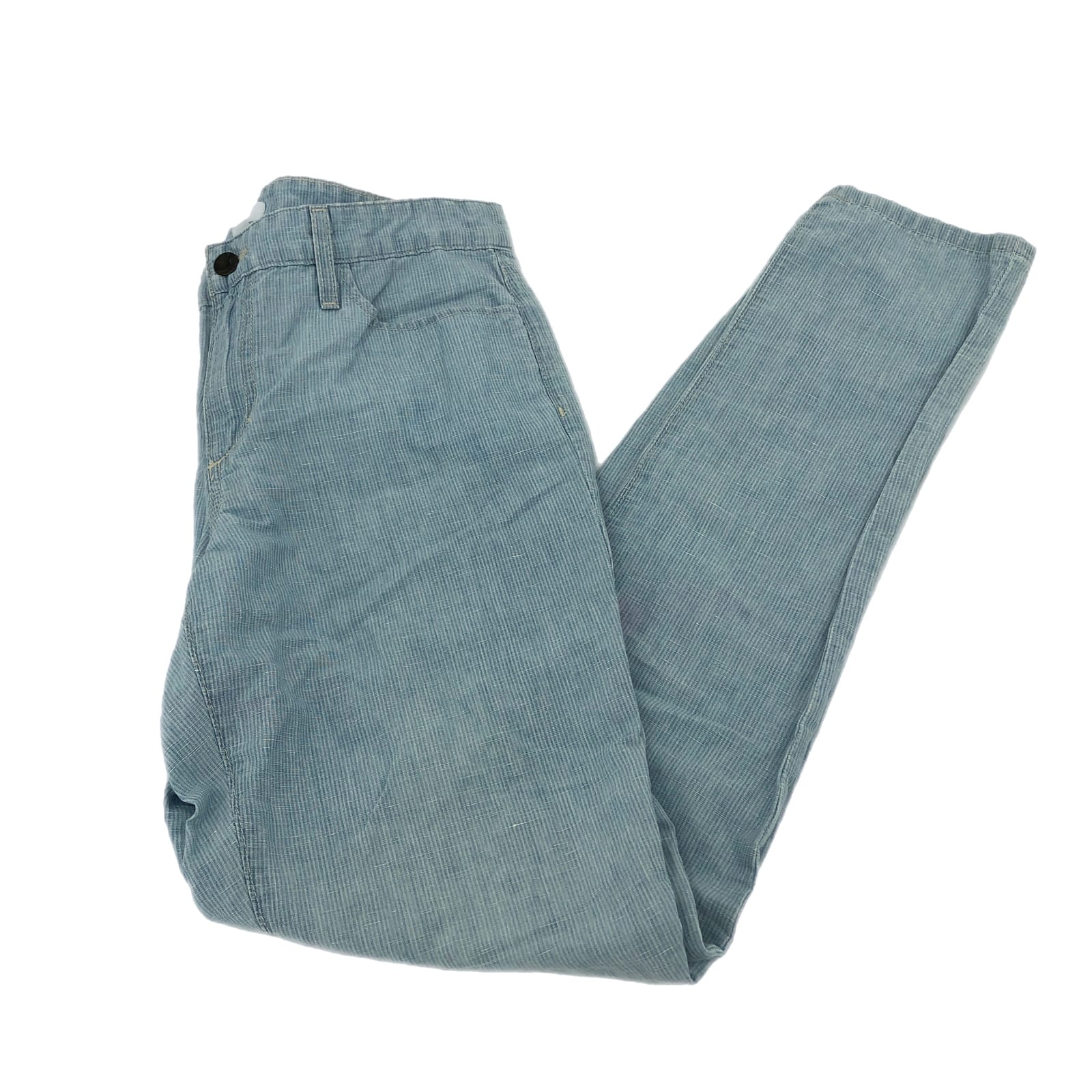 Joe's Jeans Blue & White Striped Slim Fit Pants