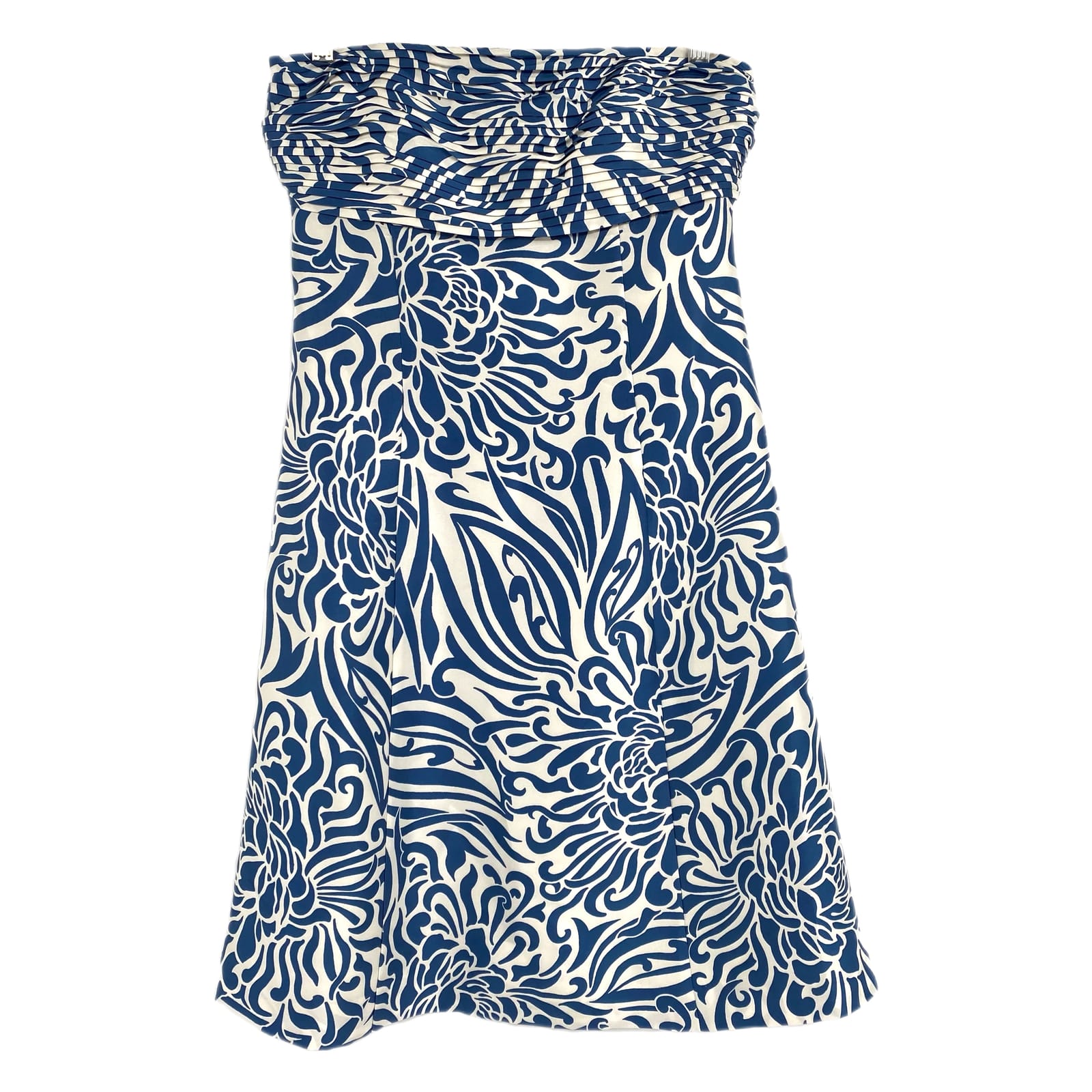 Ann Taylor White Blue Mini Dress