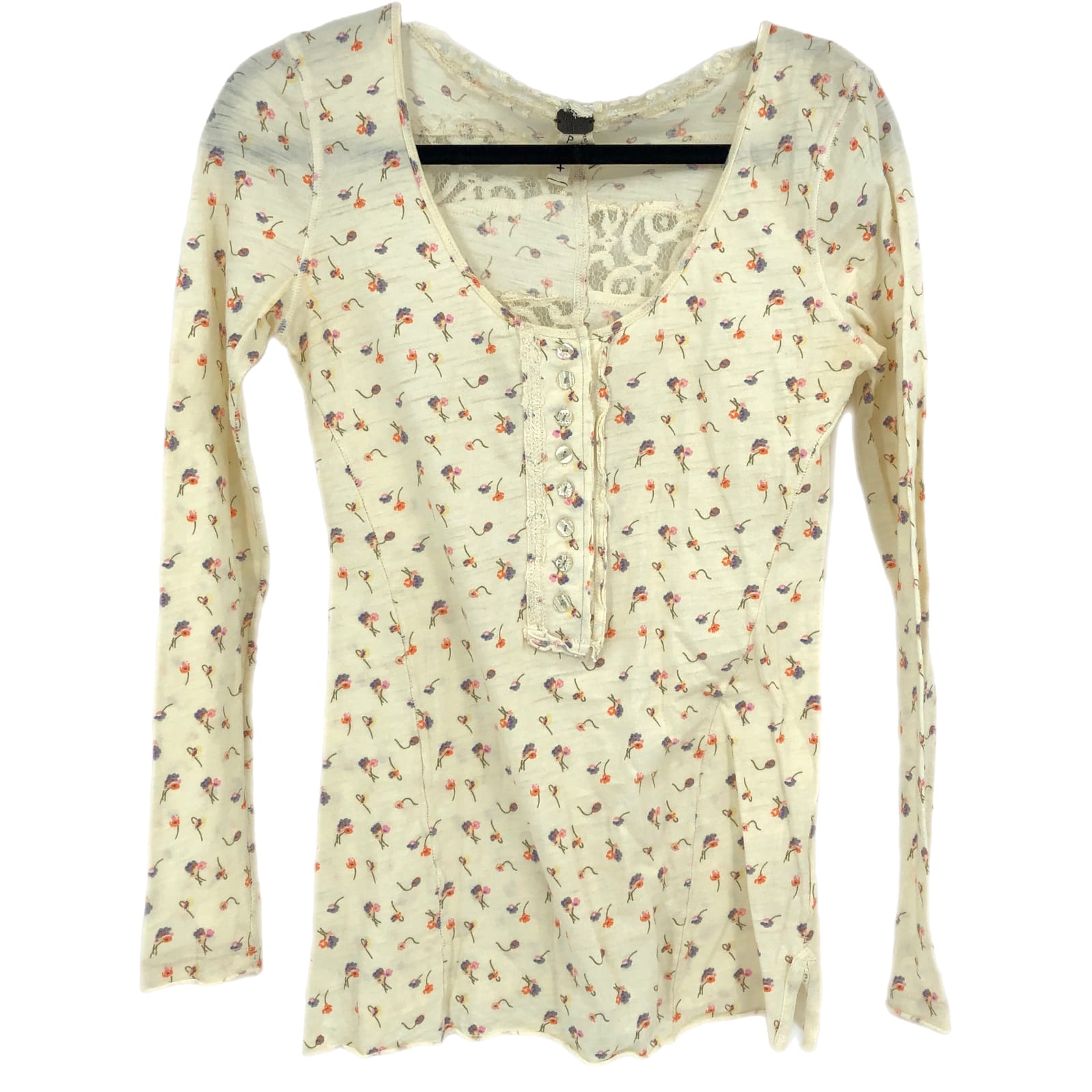 We The Free Cream Floral T-Shirt