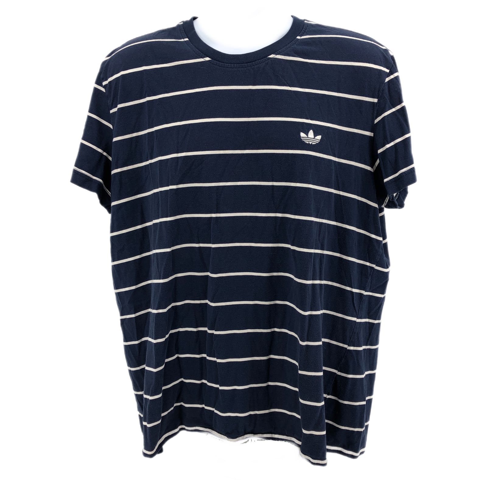adidas Blue Striped Classic T-shirt