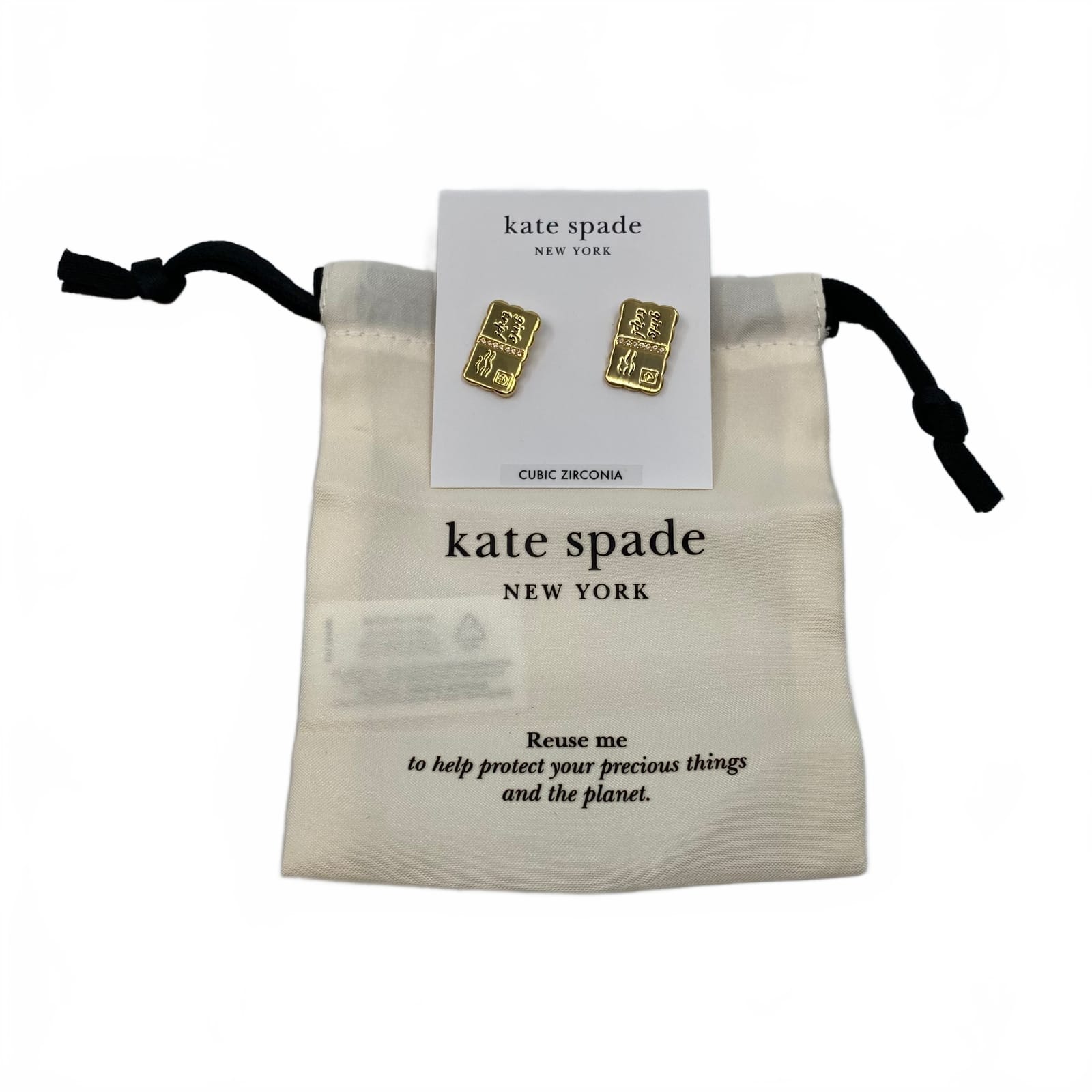 Kate Spade Gold Stud Earrings