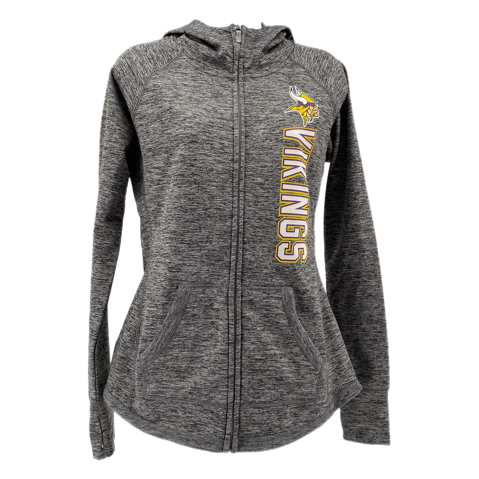 Classic Gray Full Zip Sweatshirt