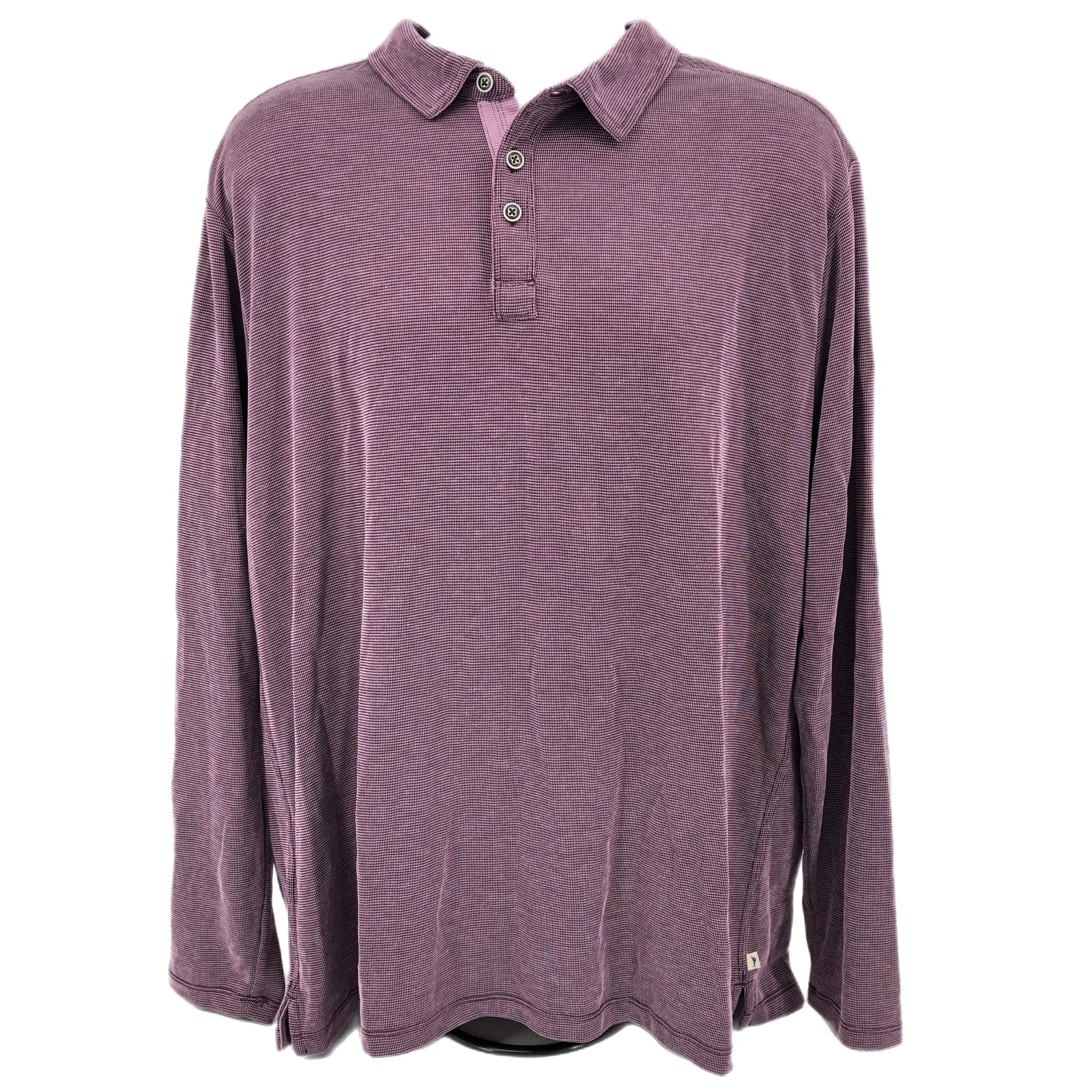 Tommy Bahama Purple Long Sleeve Polo Shirt
