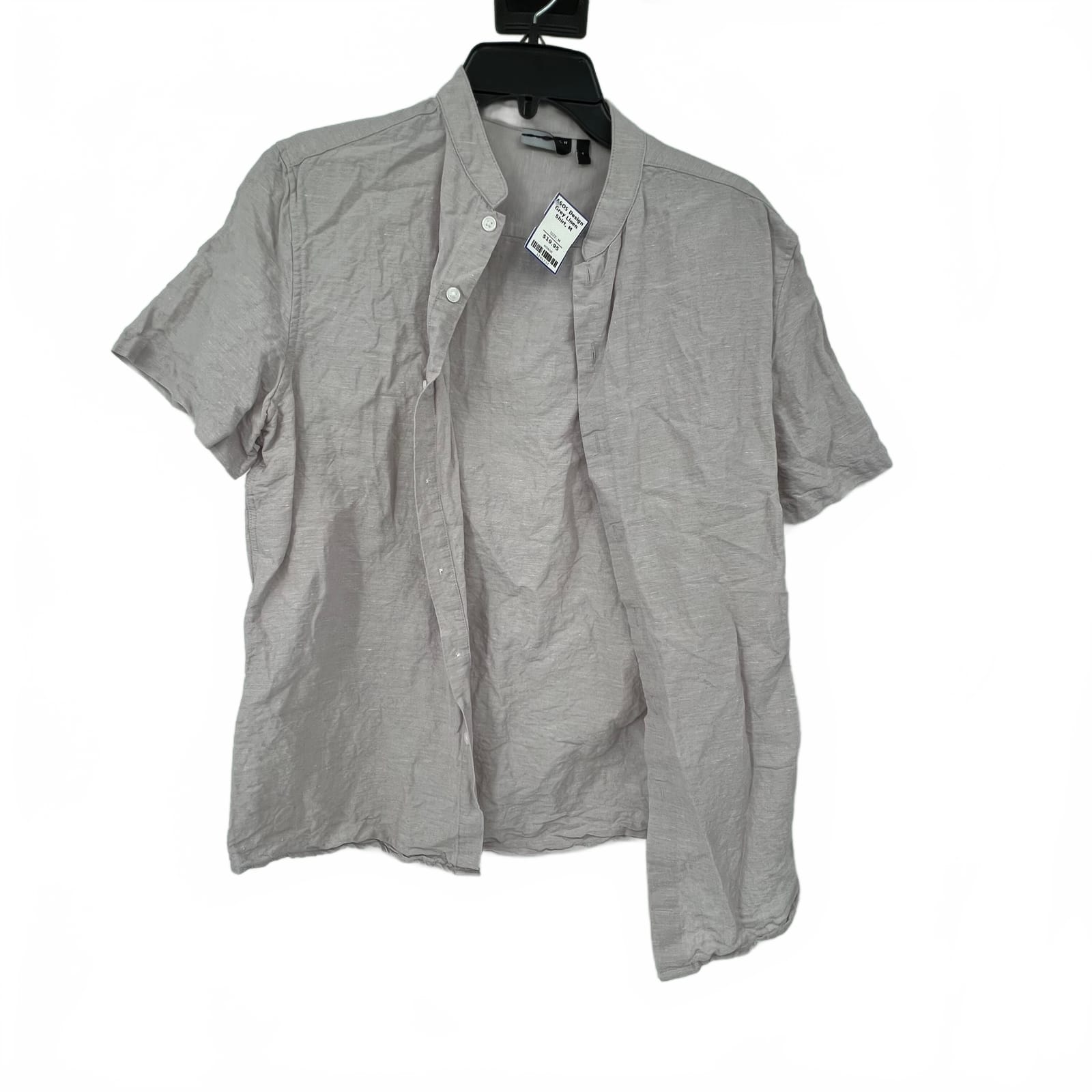 ASOS Gray Linen Shirt