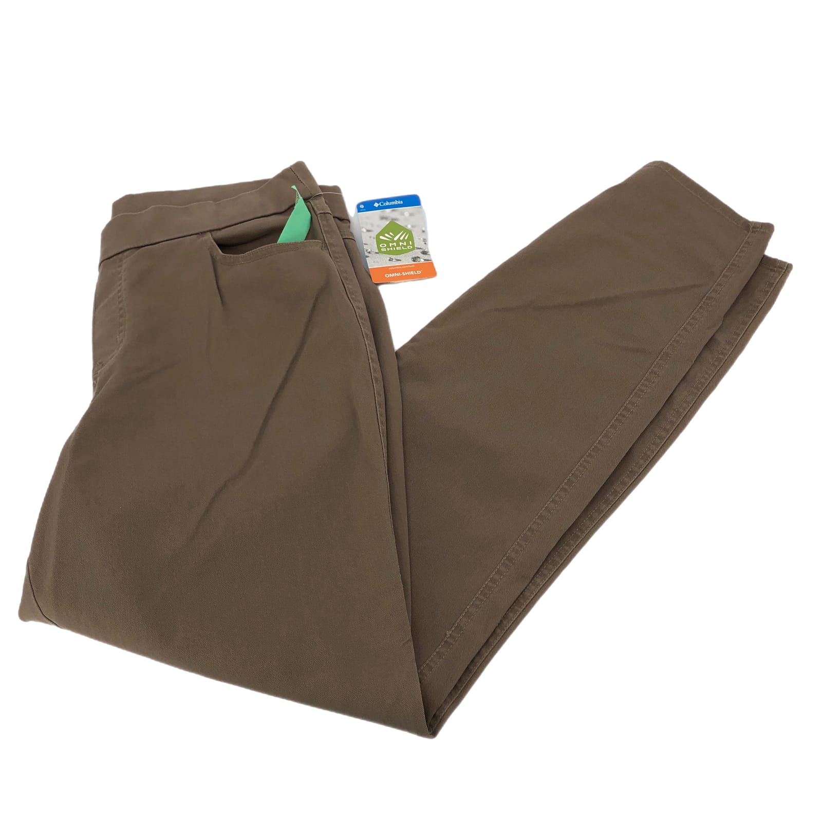 Columbia Beige Classic Straight Leg Pants