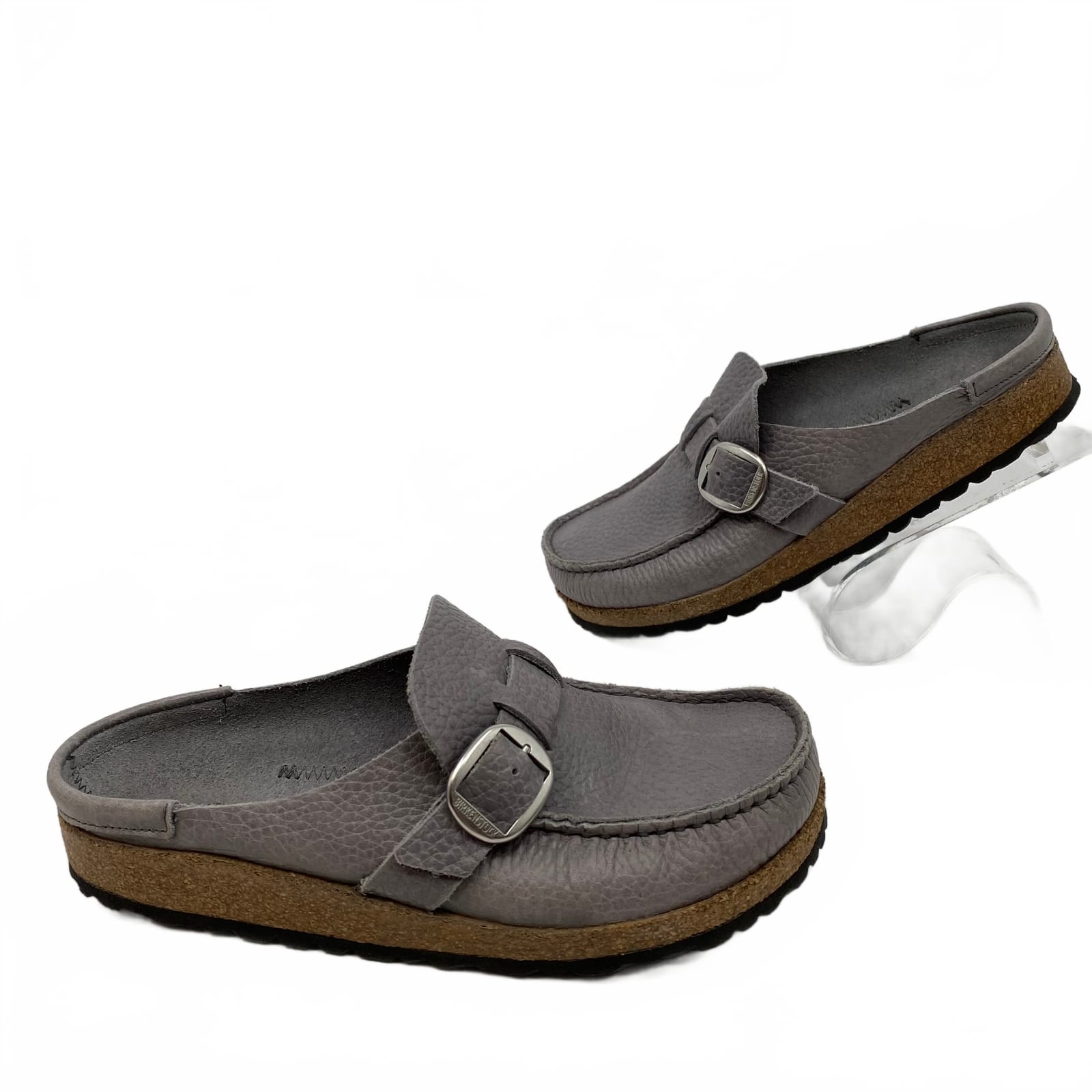 Birkenstock Gray Leather Sandals