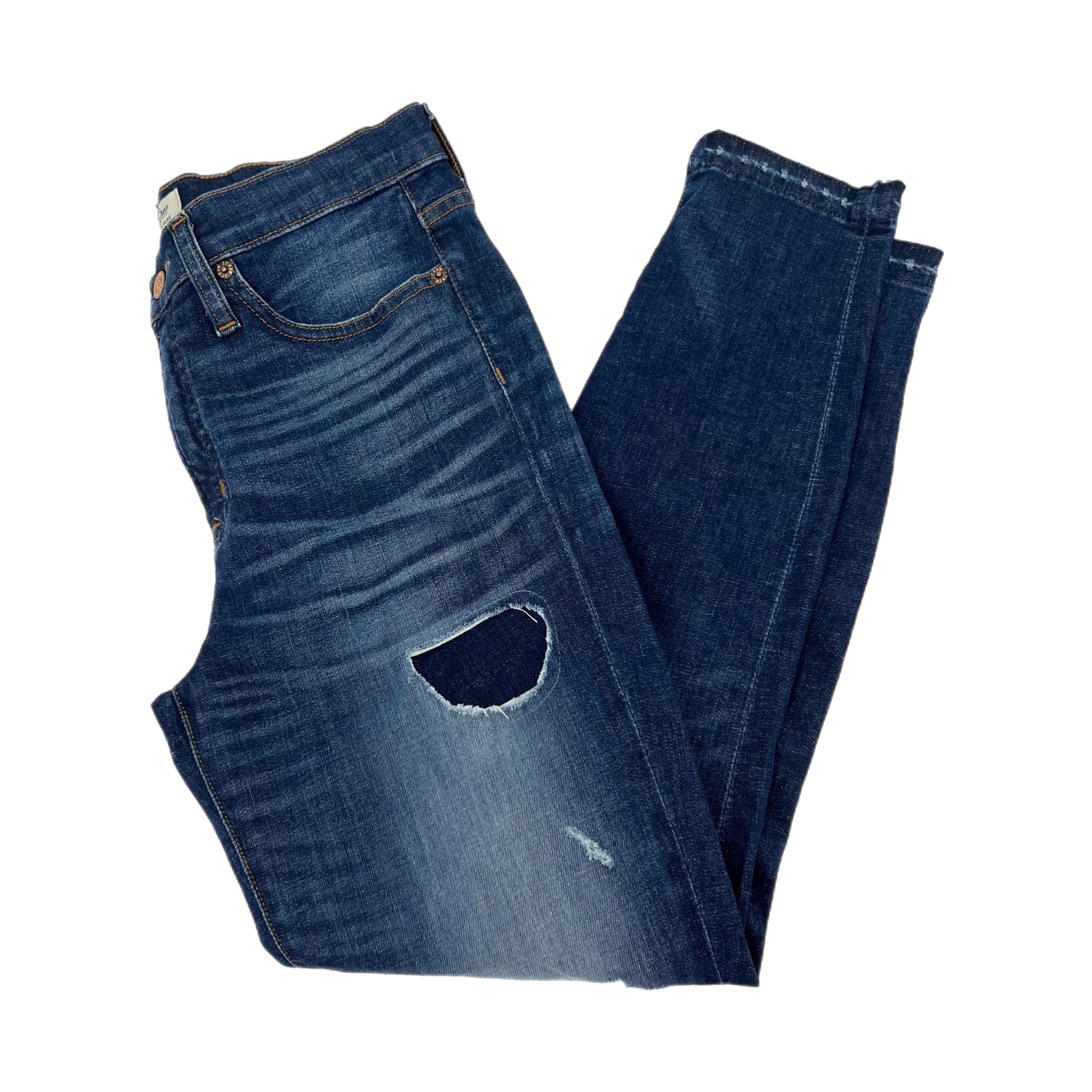 J. Crew Blue High Rise Toothpick Skinny Jeans