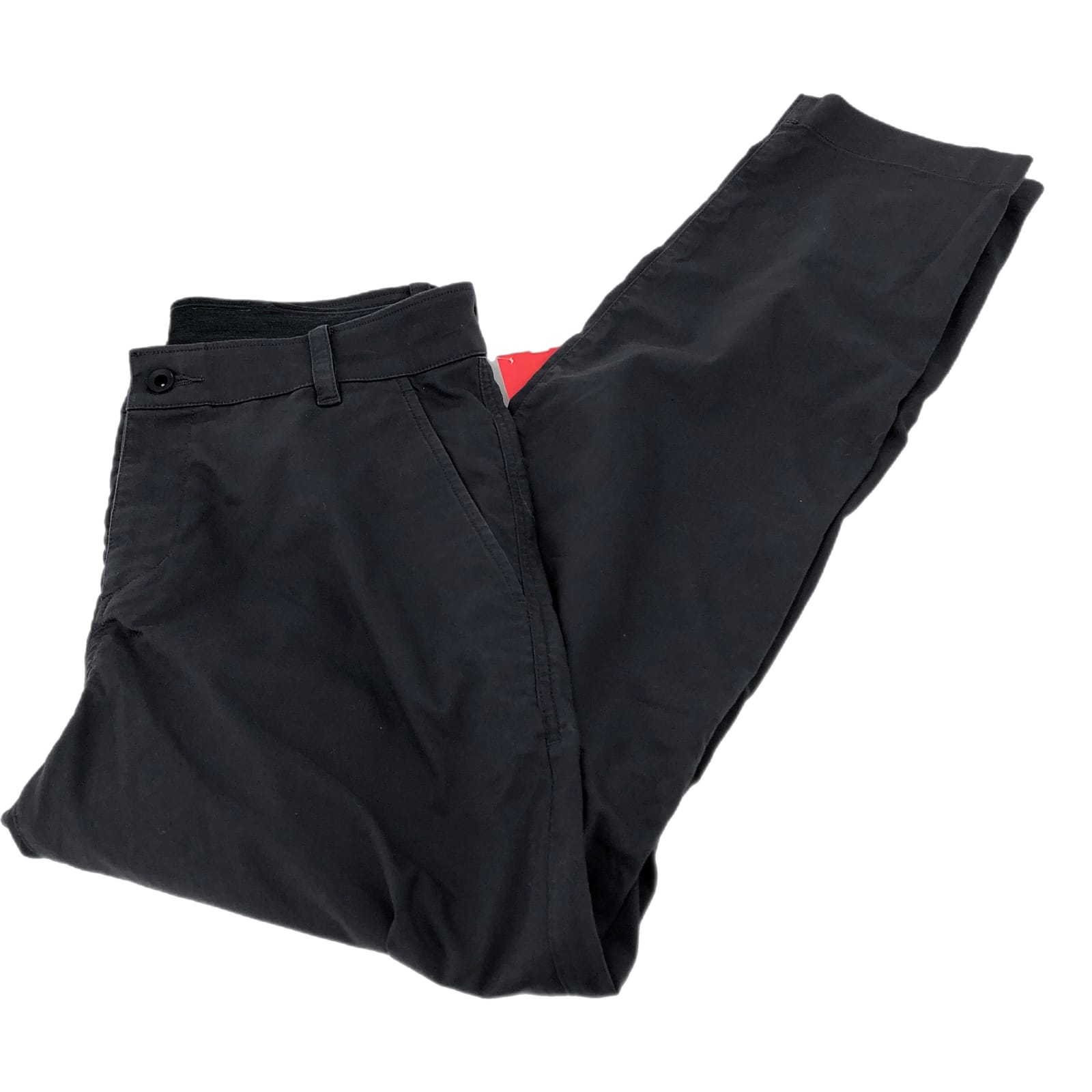 Nike Gray High Rise Straight Chinos