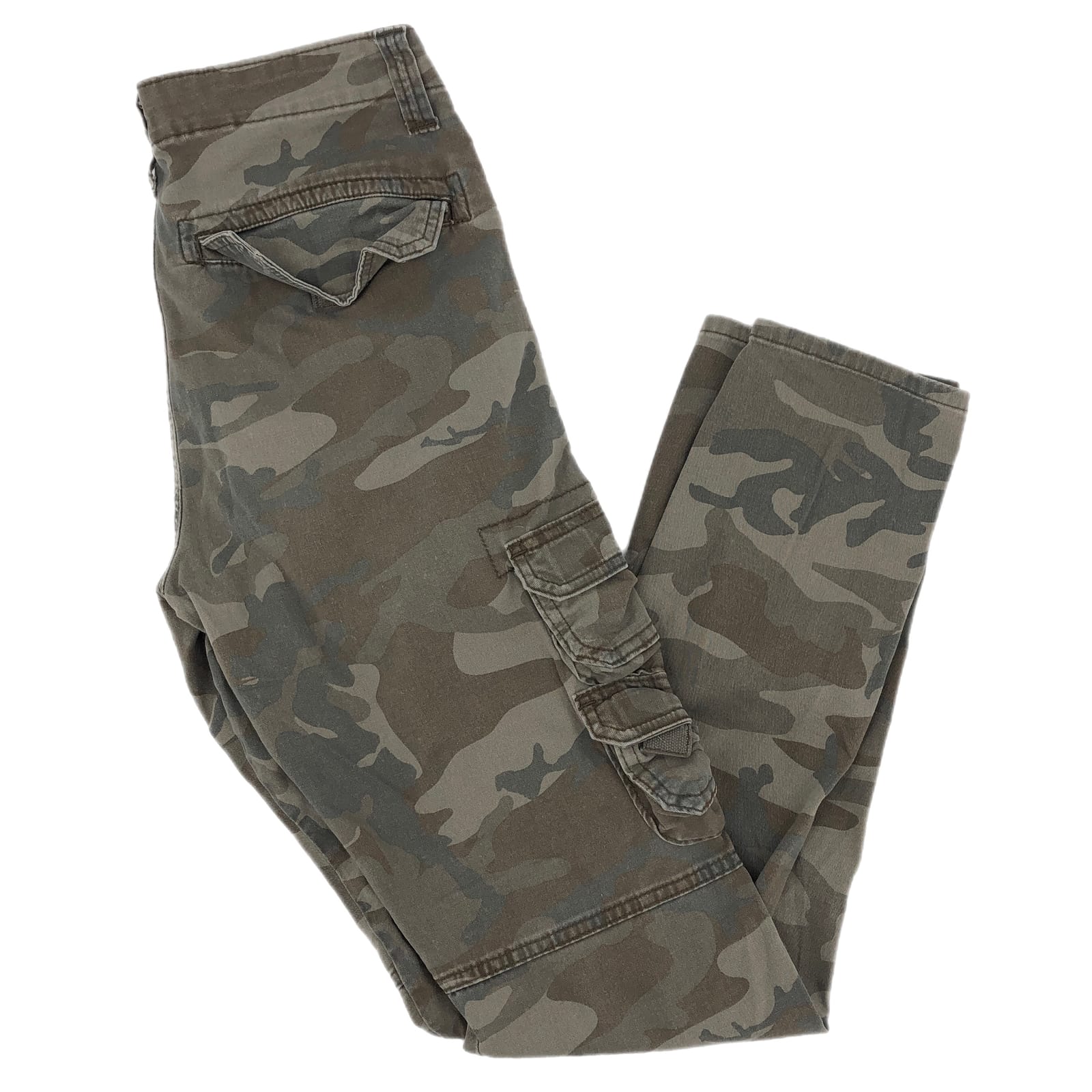 Wrangler Green Camouflage Cargo Pants