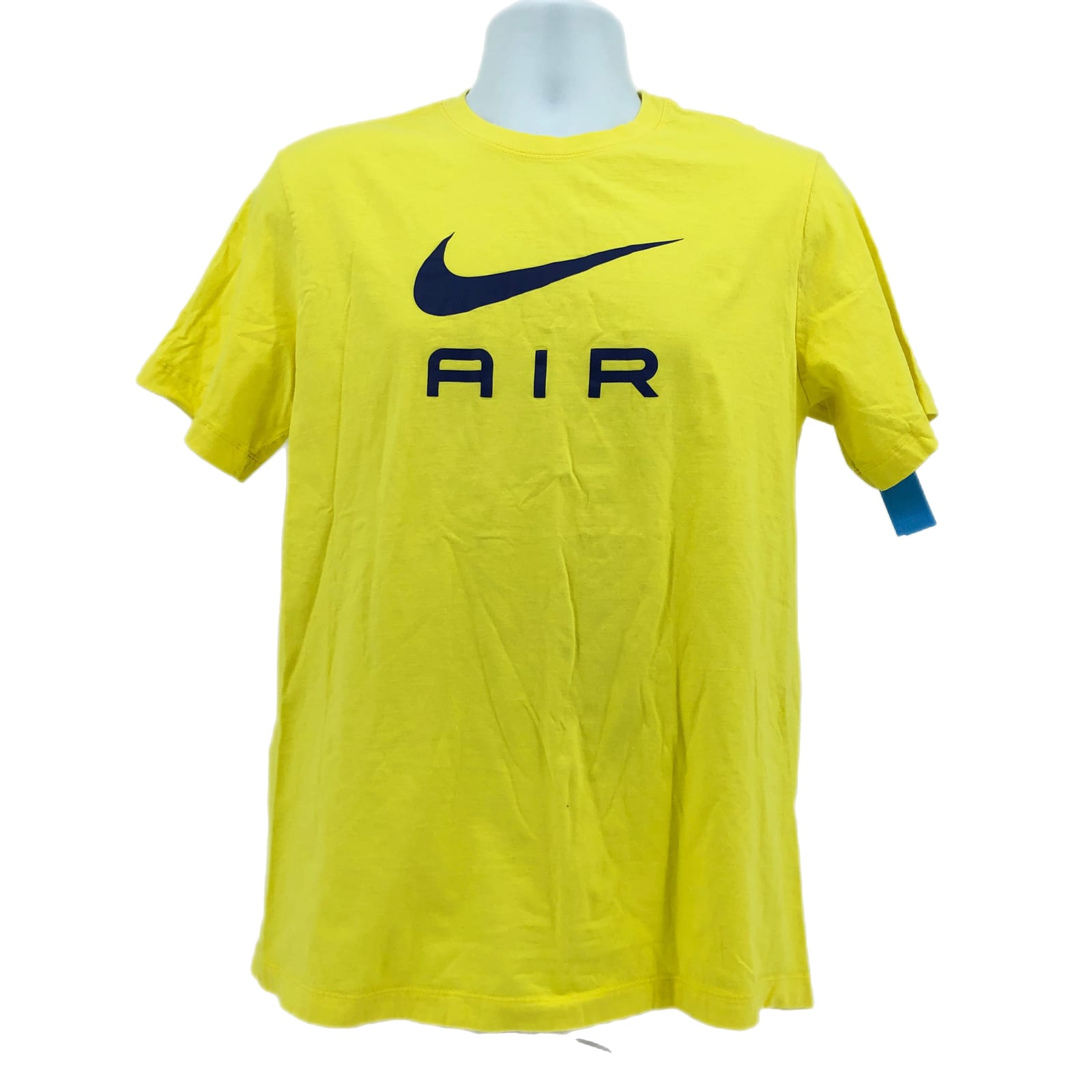 Nike Yellow & Blue Breathable Round Neck T-Shirt