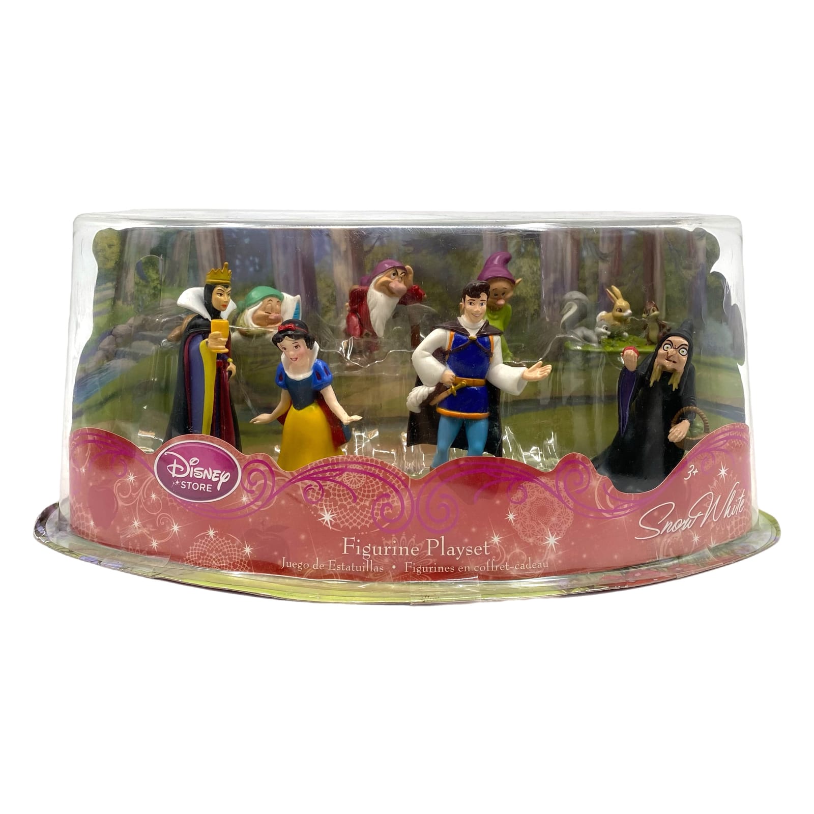 Disney Green Snow White 8 Figurine Playset