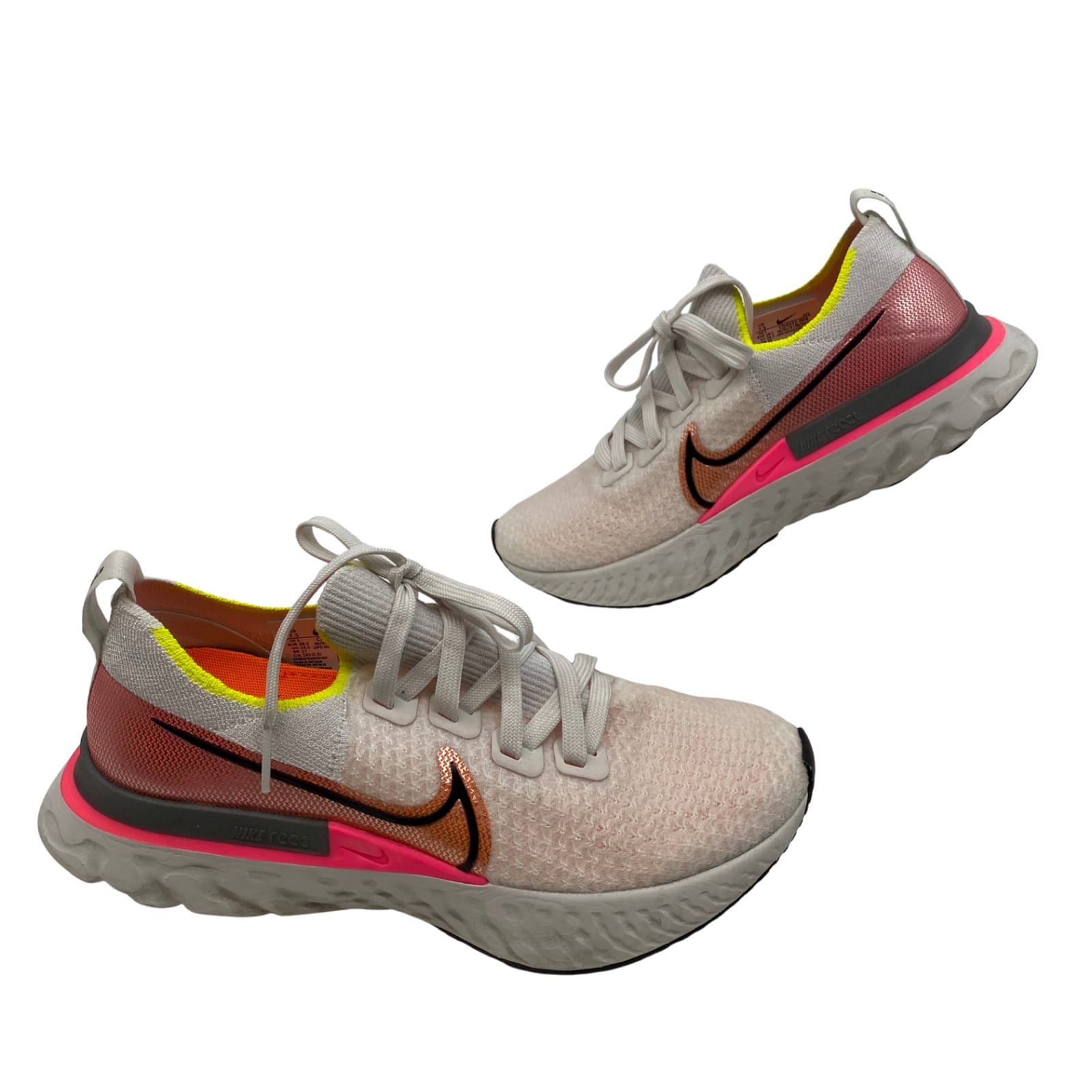 Nike Pink Beige Synthetic Athletic Sneakers