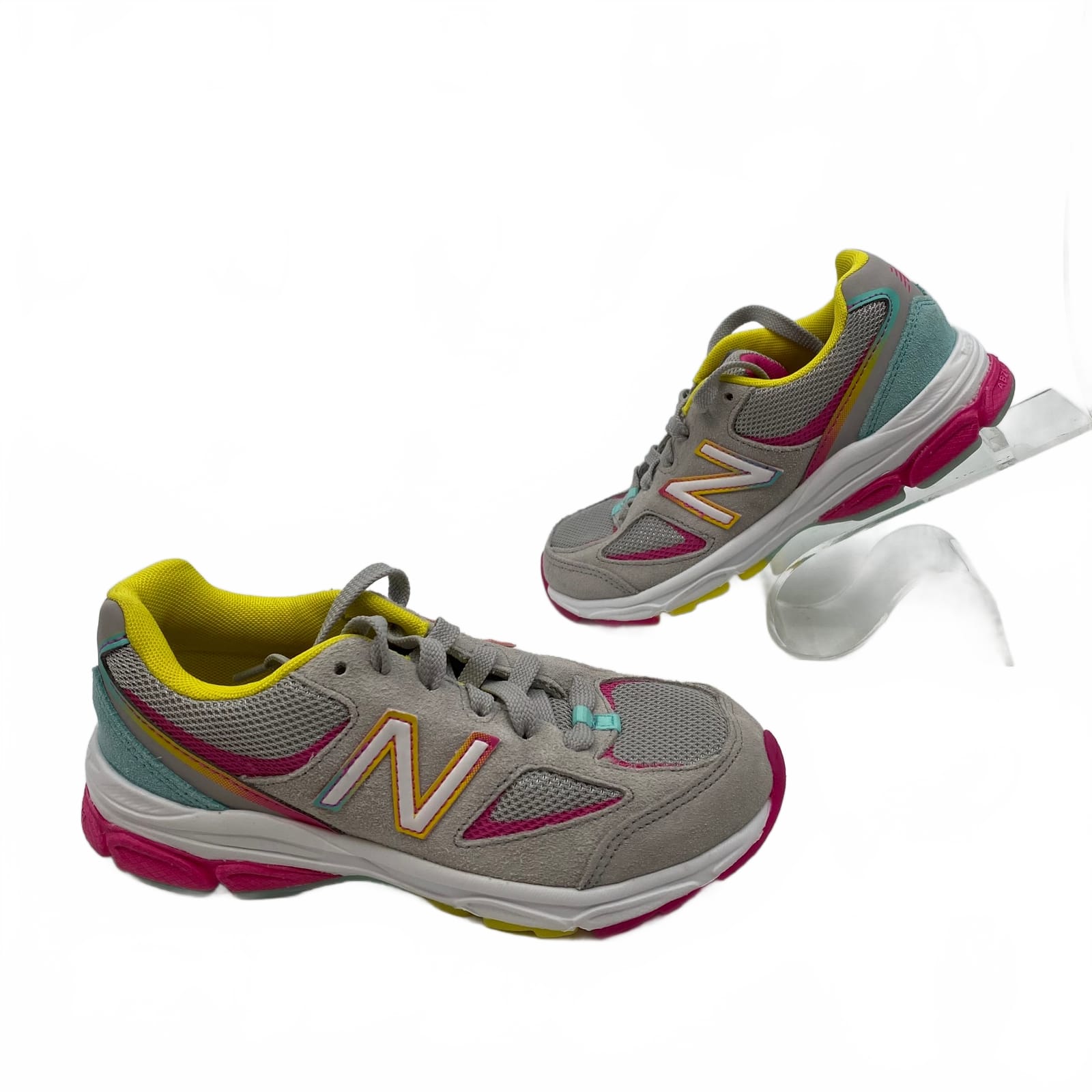 New Balance Gray Pink 888 V2 Kids Sneakers