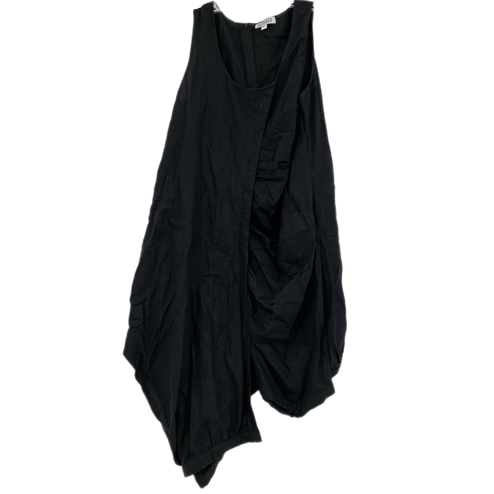 Black Sleeveless Asymmetrical Dress