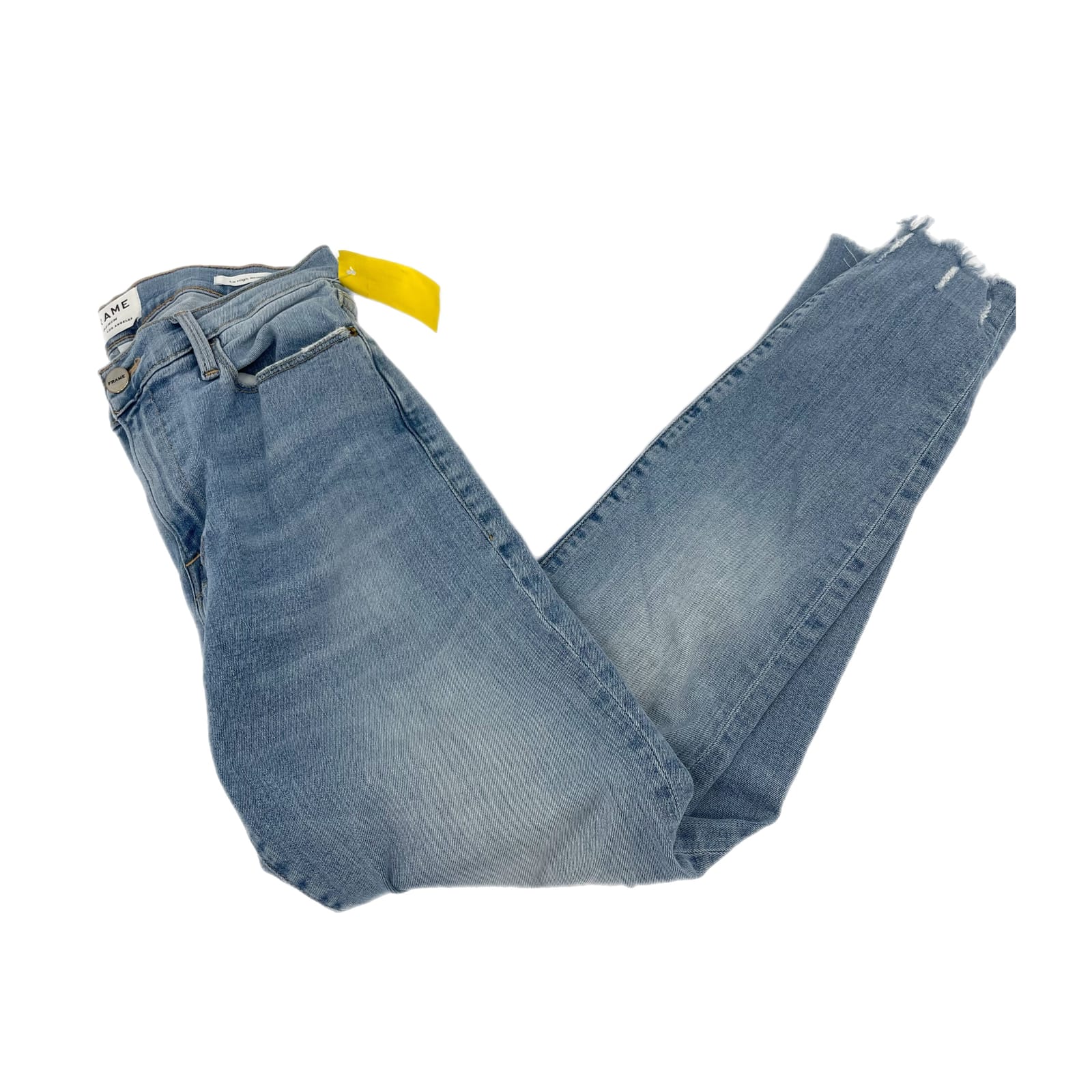 Frame Denim Blue High Rise Skinny Jeans