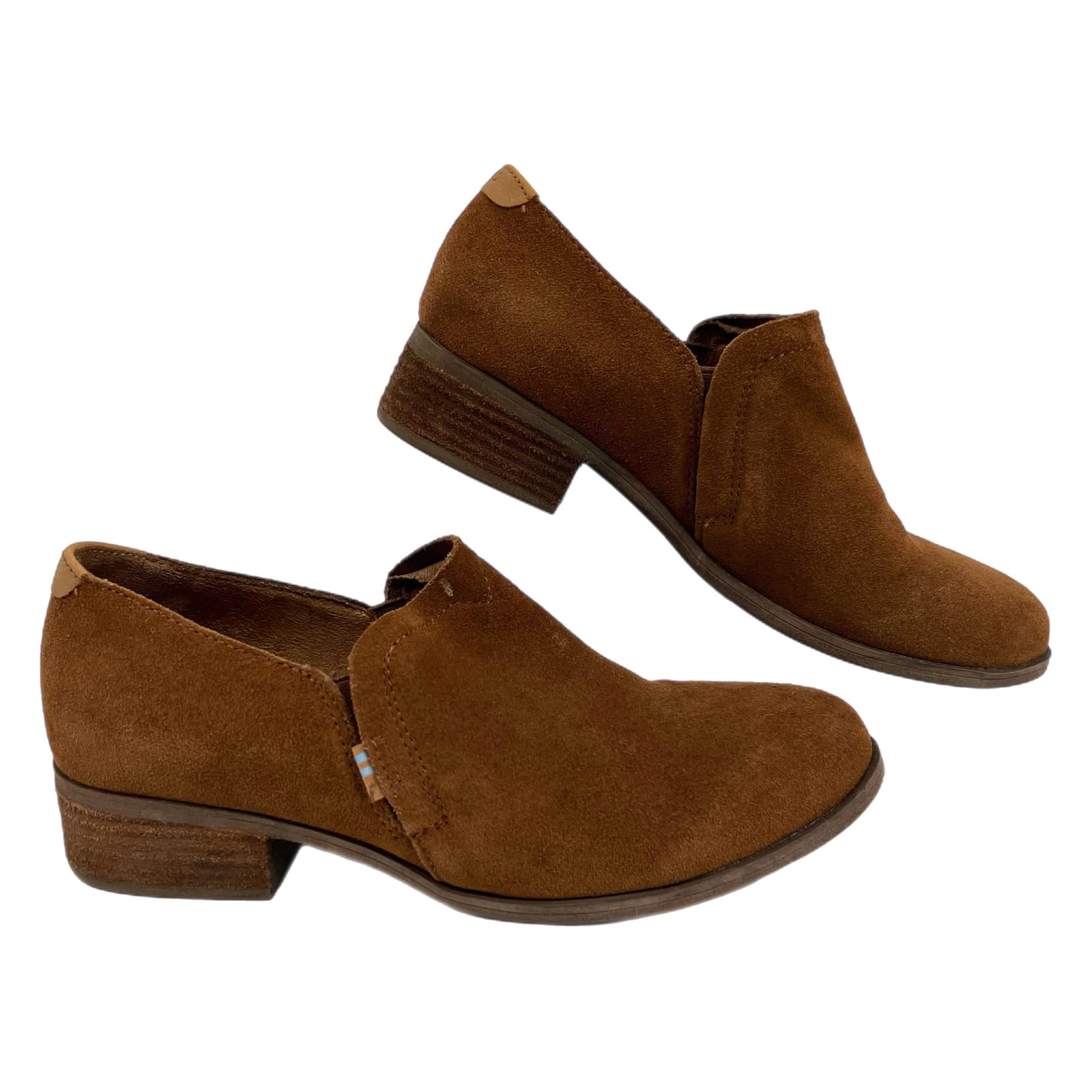 Toms Brown Cozy Suede Ankle Boots