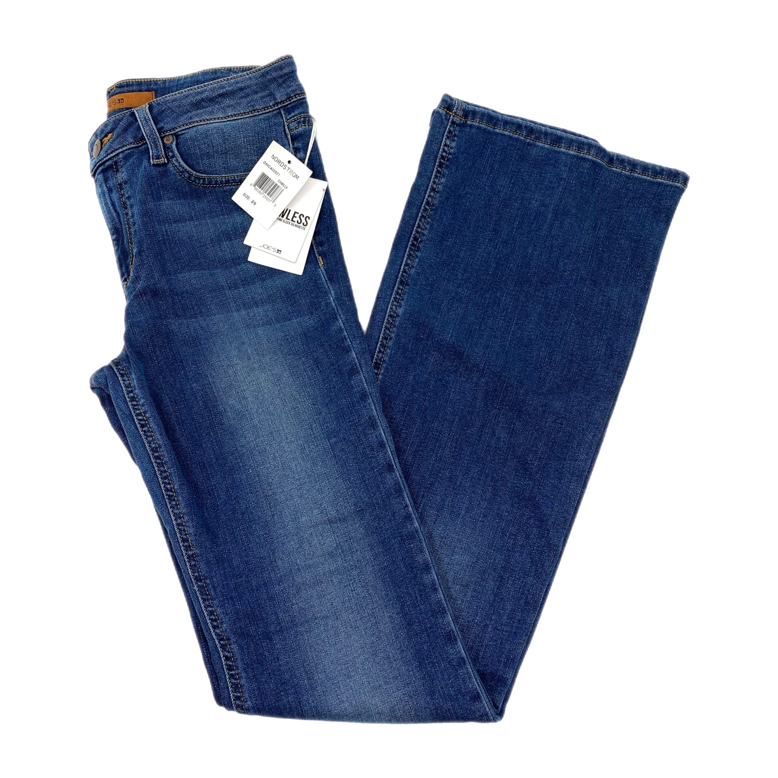 Joe's Dark Wash Icon Mid-Rise Flared Denim Jeans