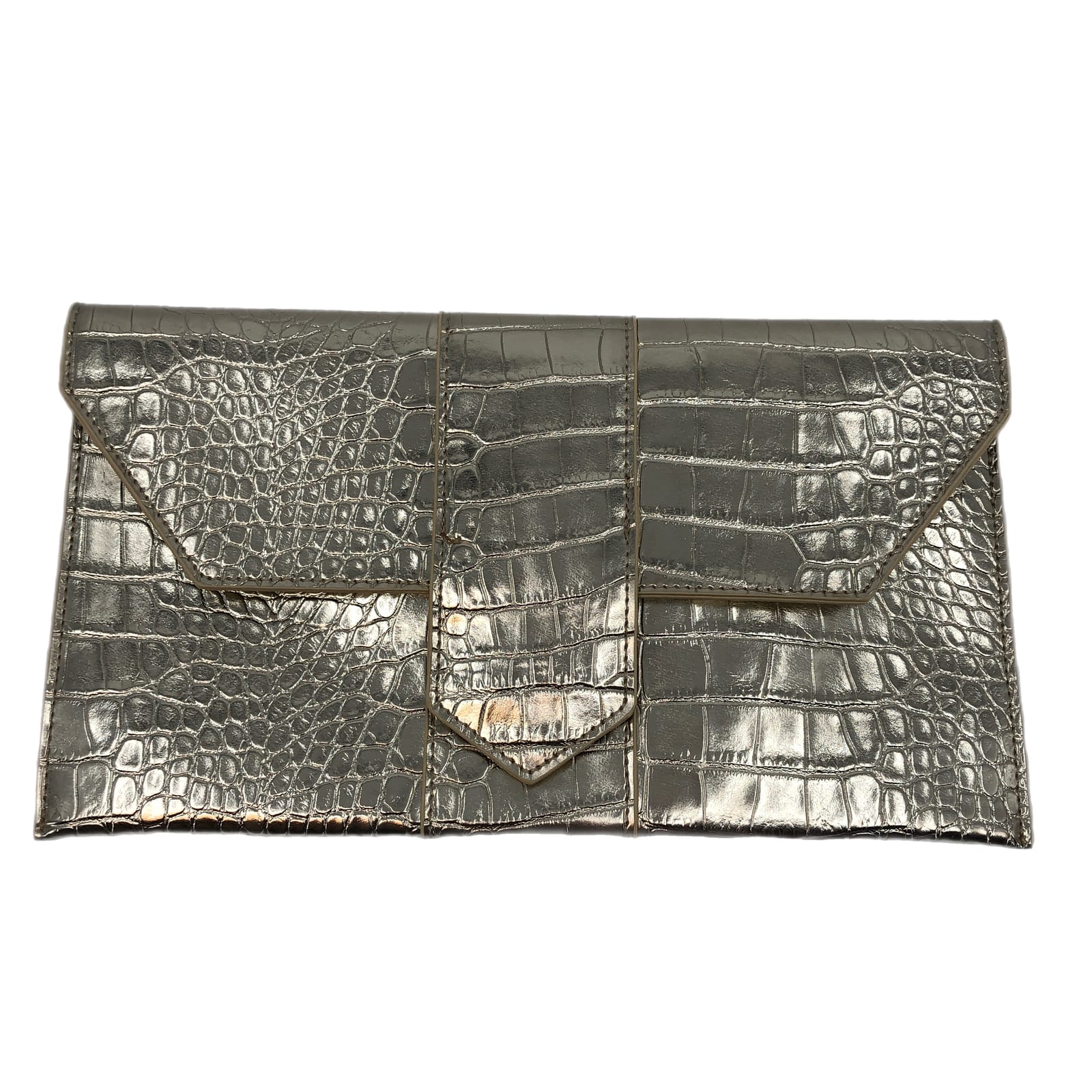 JJ Winters Gold Animal Print Envelope Wallet