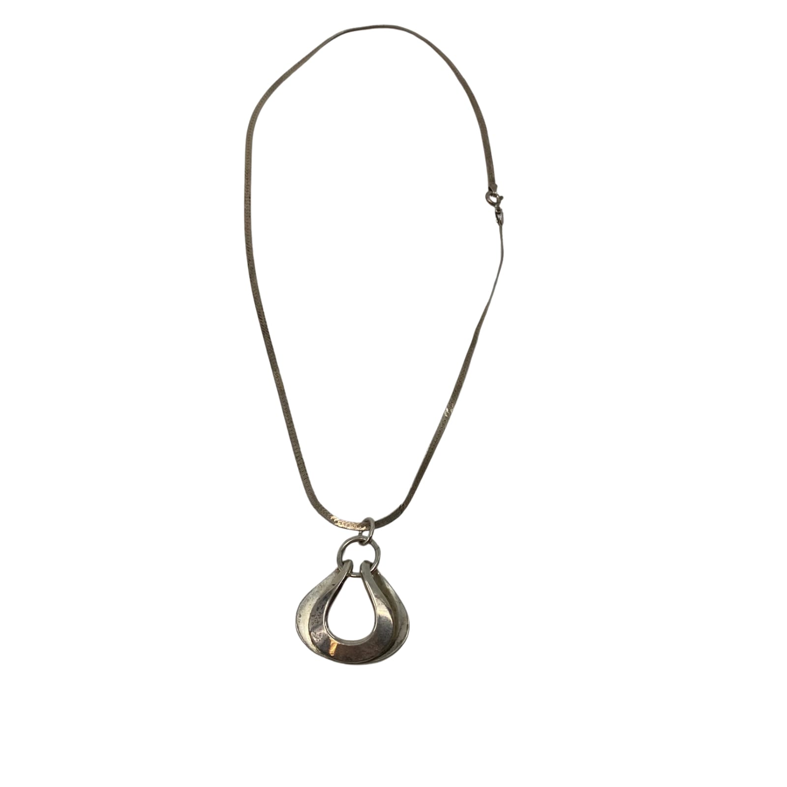 David Andersen Silver Classic Pendant Necklace