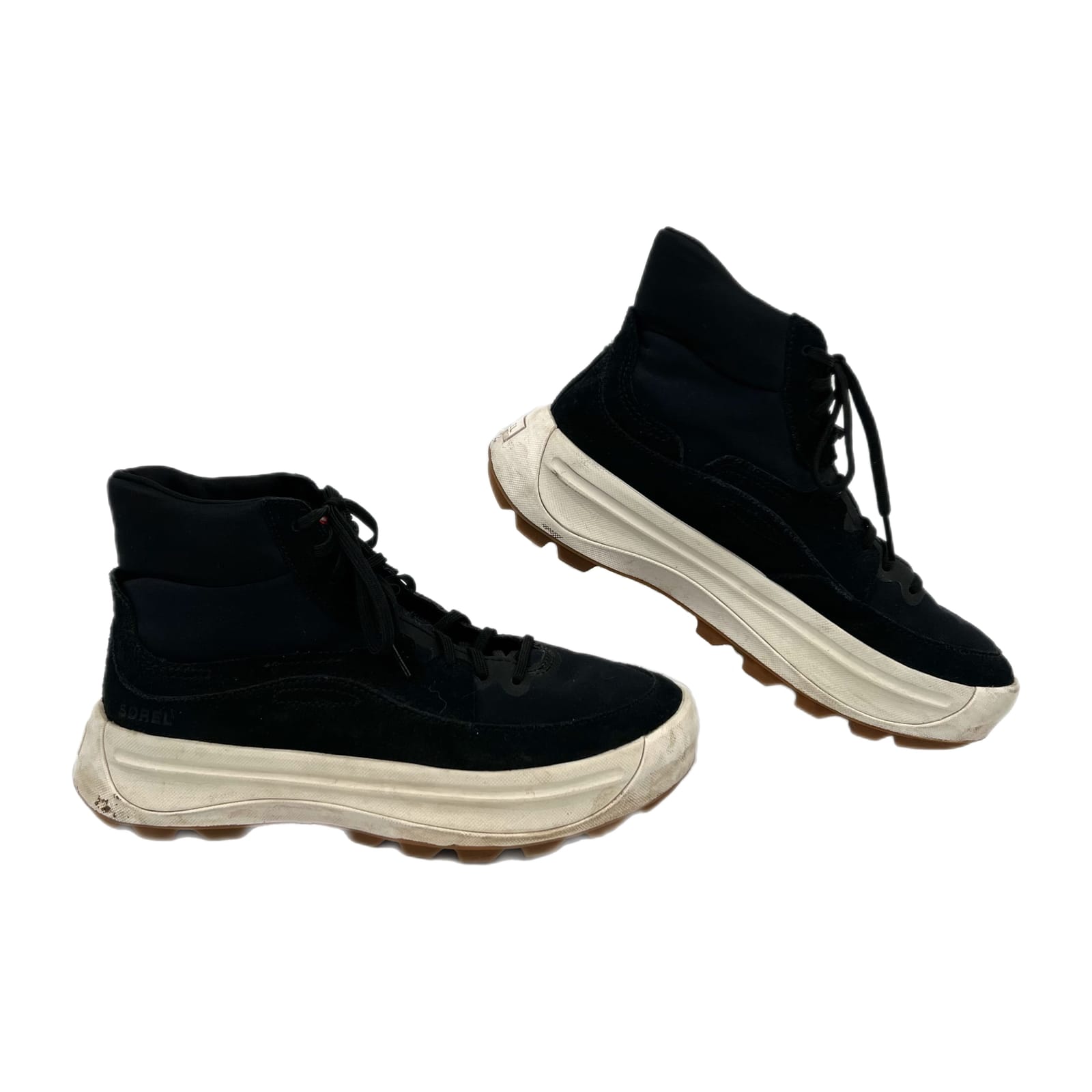 Sorel Black Suede High Top Sneakers