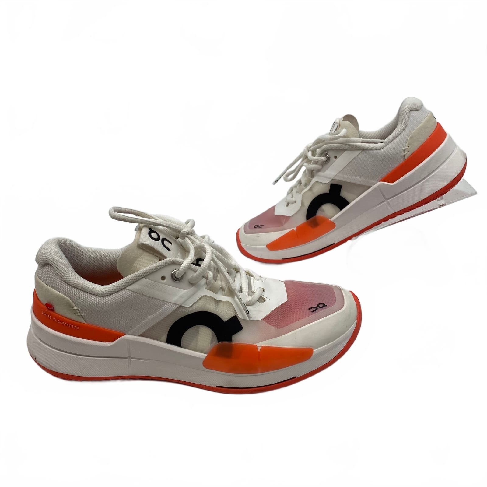 On Cloud The Roger Pro 2 White Orange Sneakers