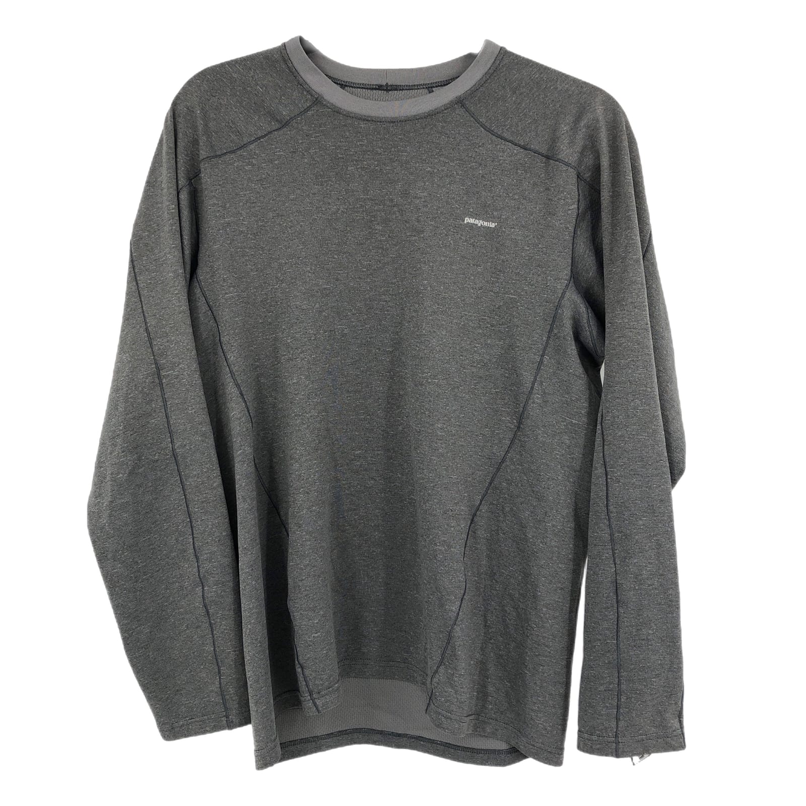 Patagonia Gray Basic Long Sleeve T-Shirt