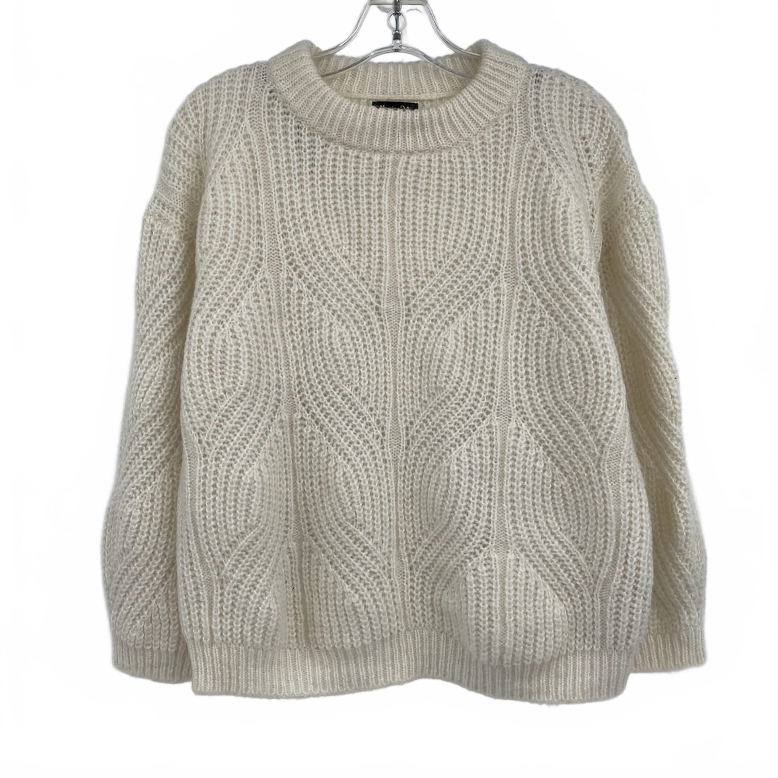 Massimo Dutti Cream Knit Pullover Sweater